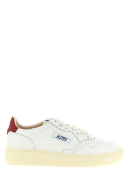 Autry Sneakers aus bordeauxrotem Rindsleder im Athletic-Stil