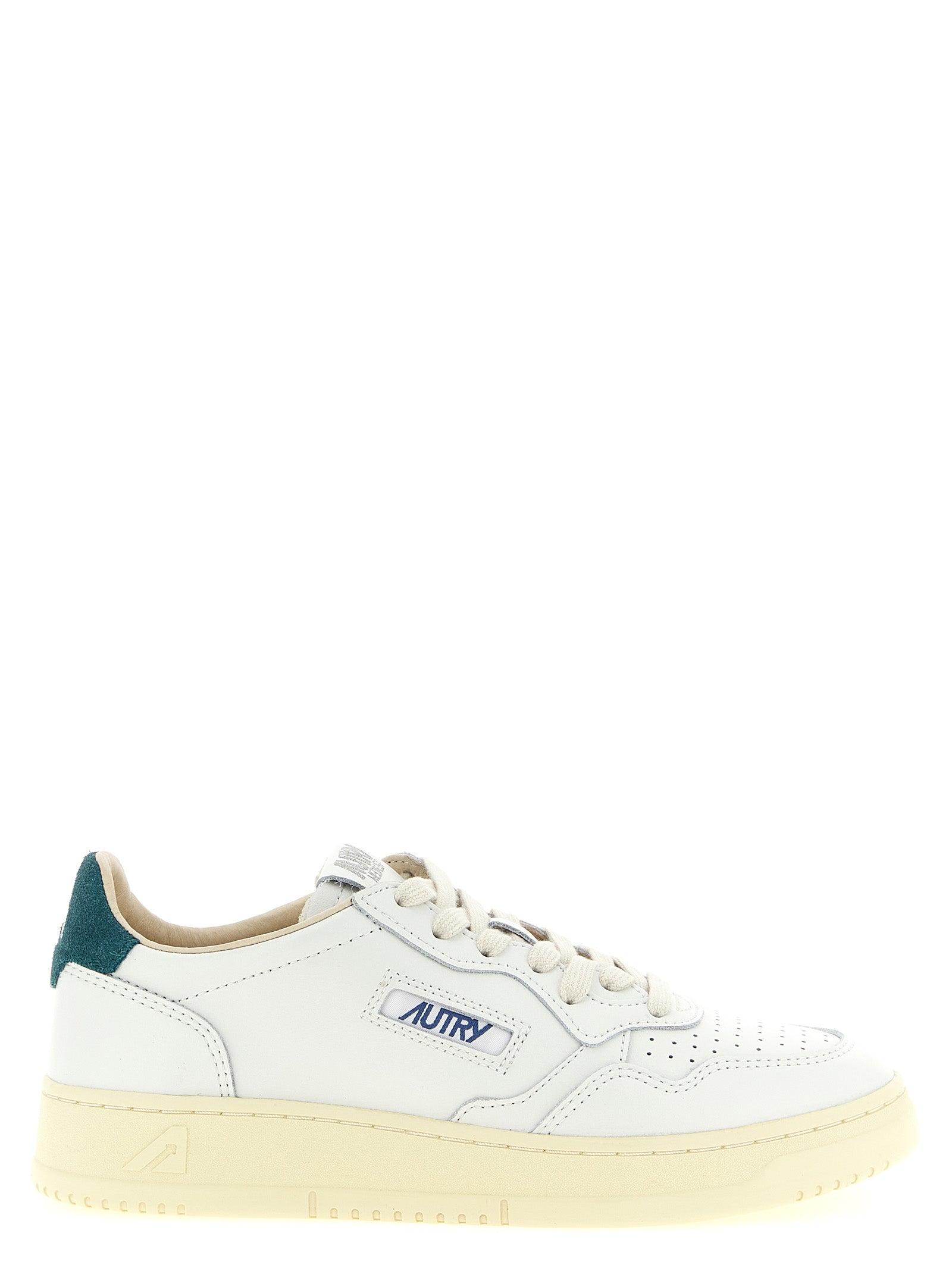 Autry Zweifarbige Low-Top-Sneaker aus Rindsleder