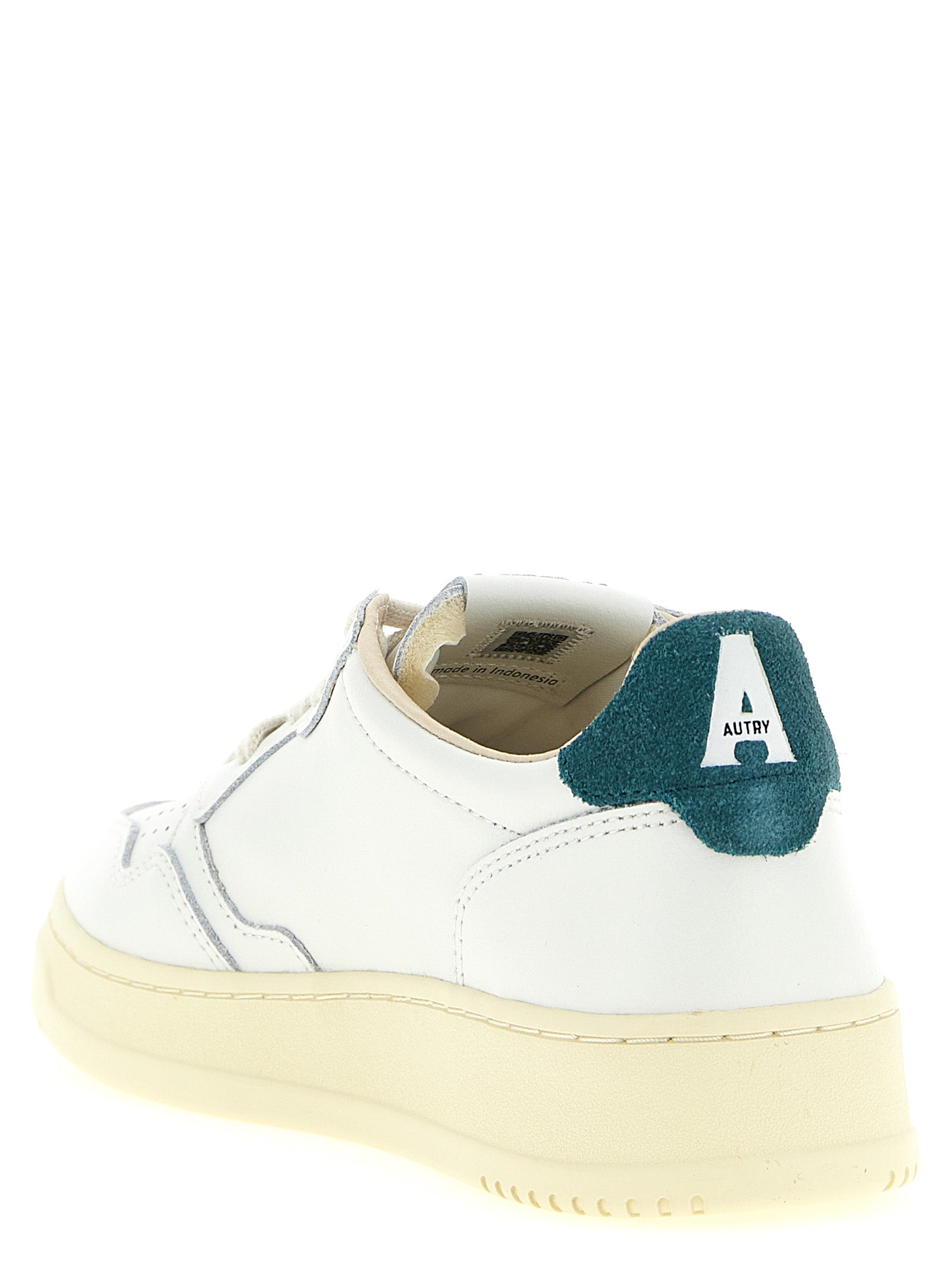 Autry Zweifarbige Low-Top-Sneaker aus Rindsleder