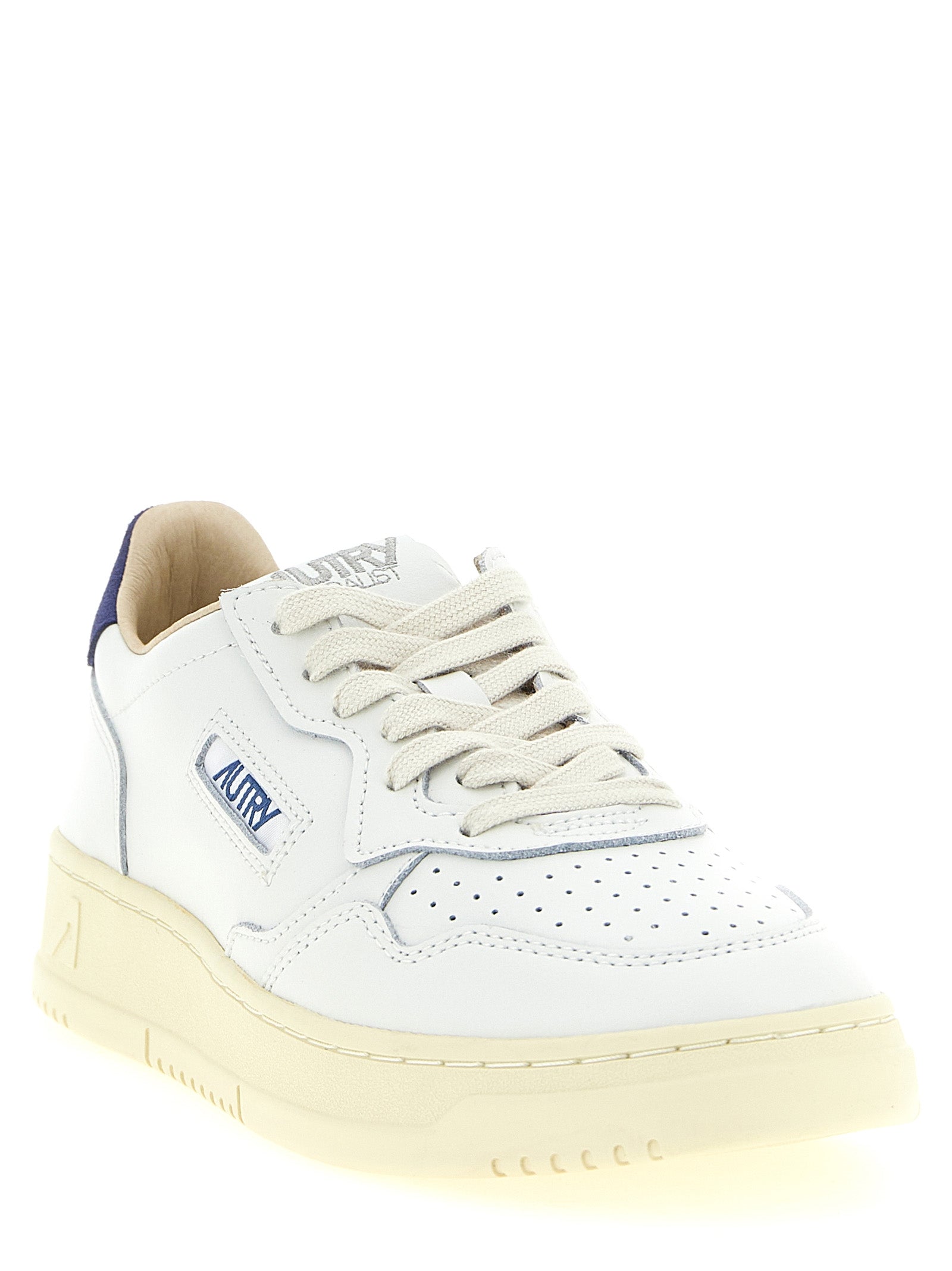 Autry Blaue Sneaker aus Rindsleder im Athletic-Look