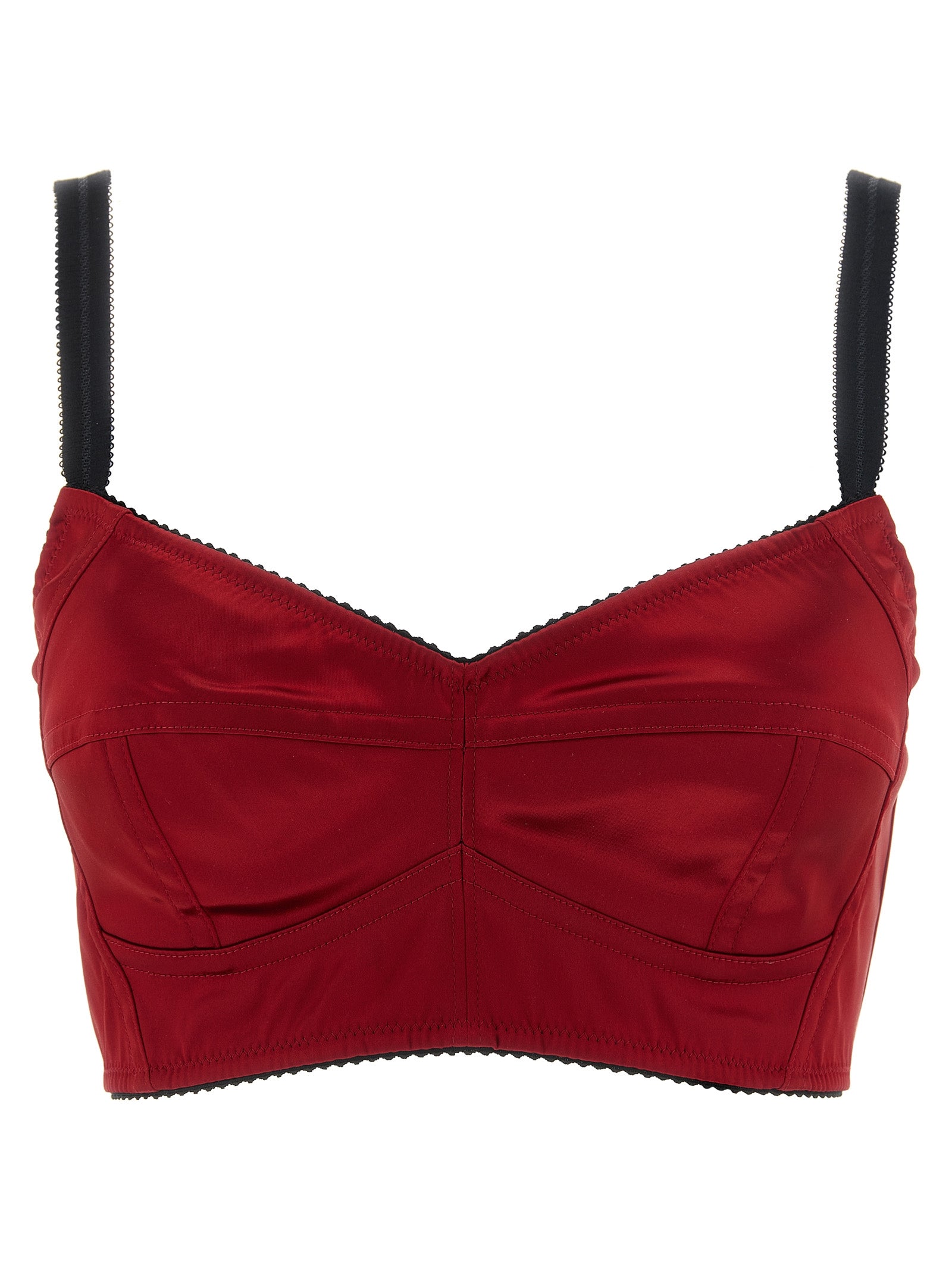 Dolce & Gabbana Mehrfarbige Tanktops aus Acetat