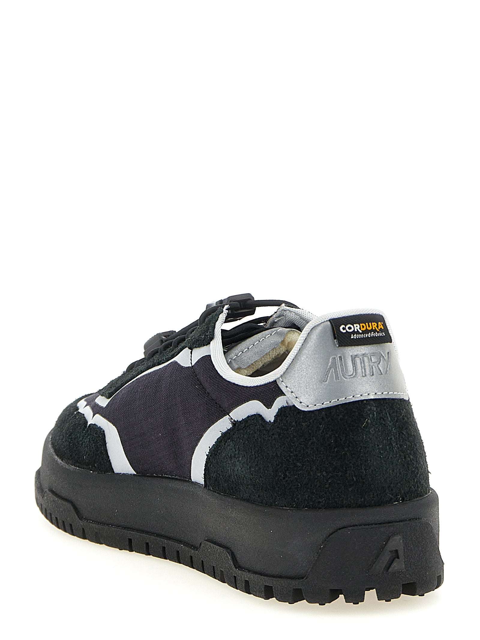 Autry Schwarze Sneaker aus Nylon im Athletic-Stil
