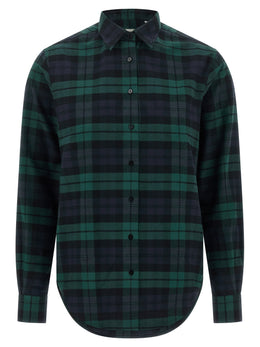 XACUS Mehrfarbige Baumwollbluse