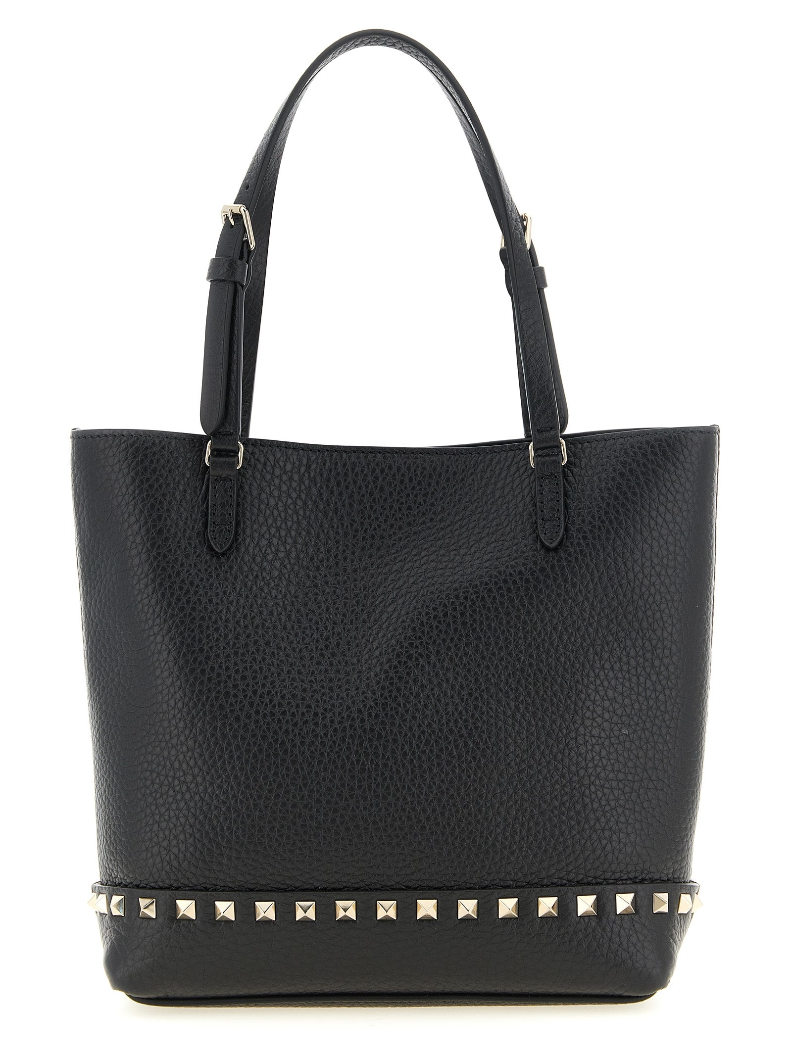 Valentino Garavani Schwarze Kalbsleder-Schultertasche