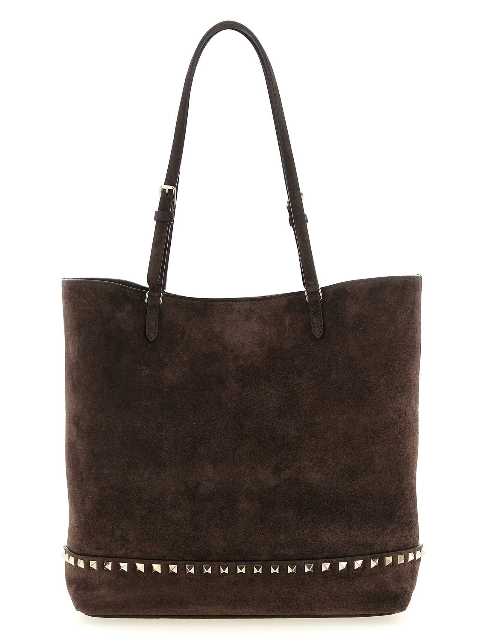 Valentino Garavani Braunes Kalbsleder Damen Crossbody Tasche