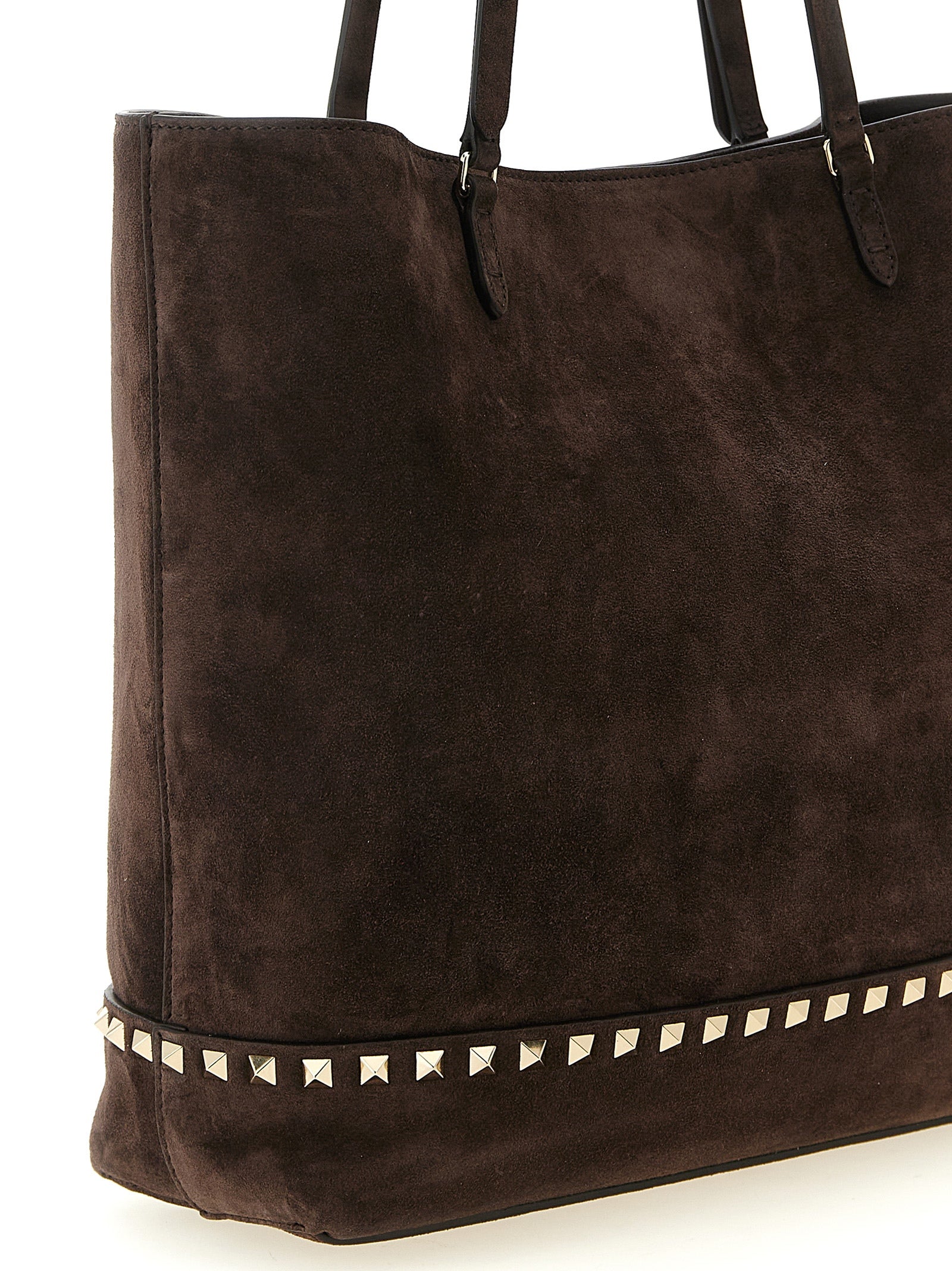 Valentino Garavani Braunes Kalbsleder Damen Crossbody Tasche