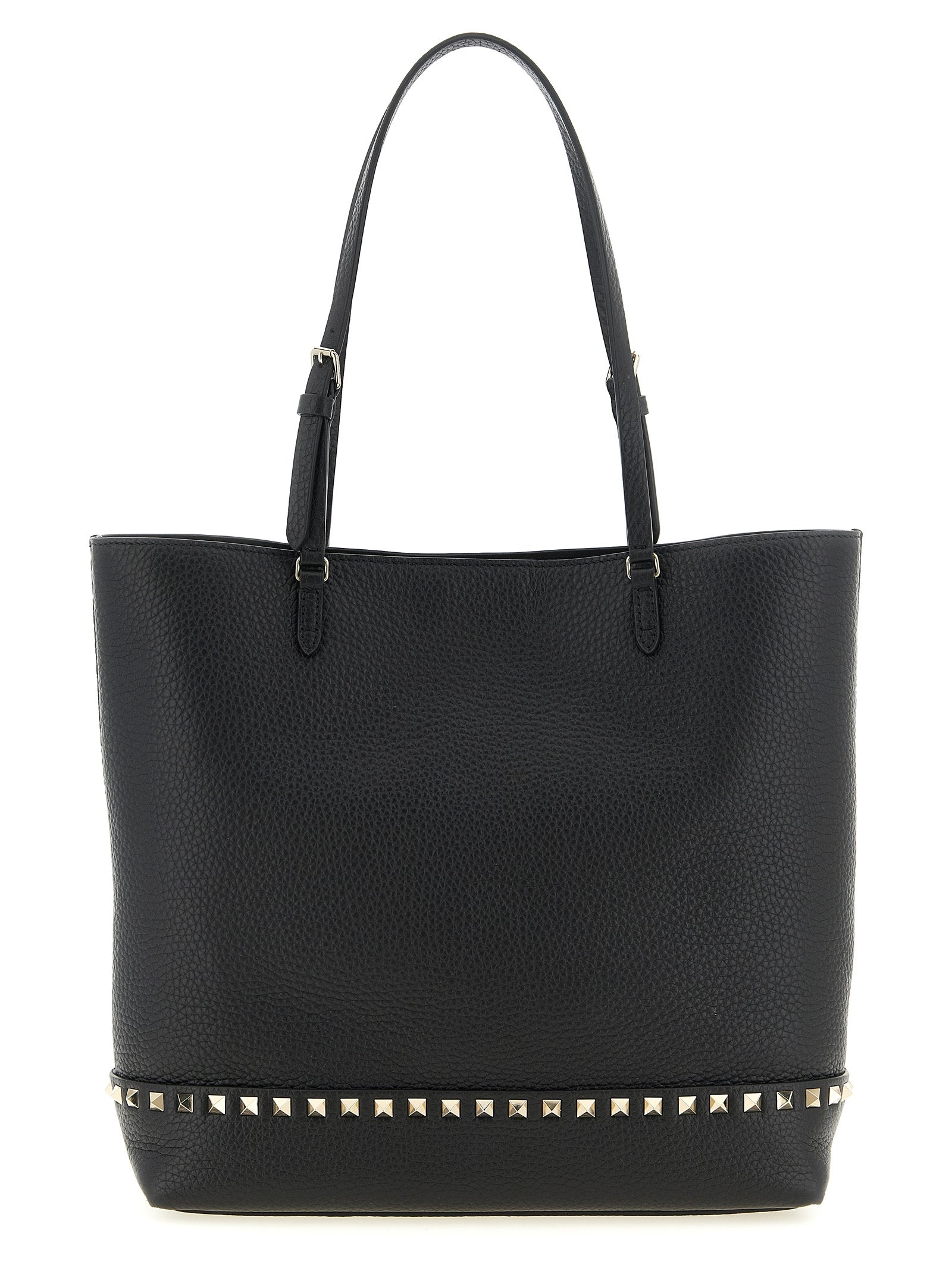 Valentino Garavani Schwarze Kalbsleder-Schultertasche