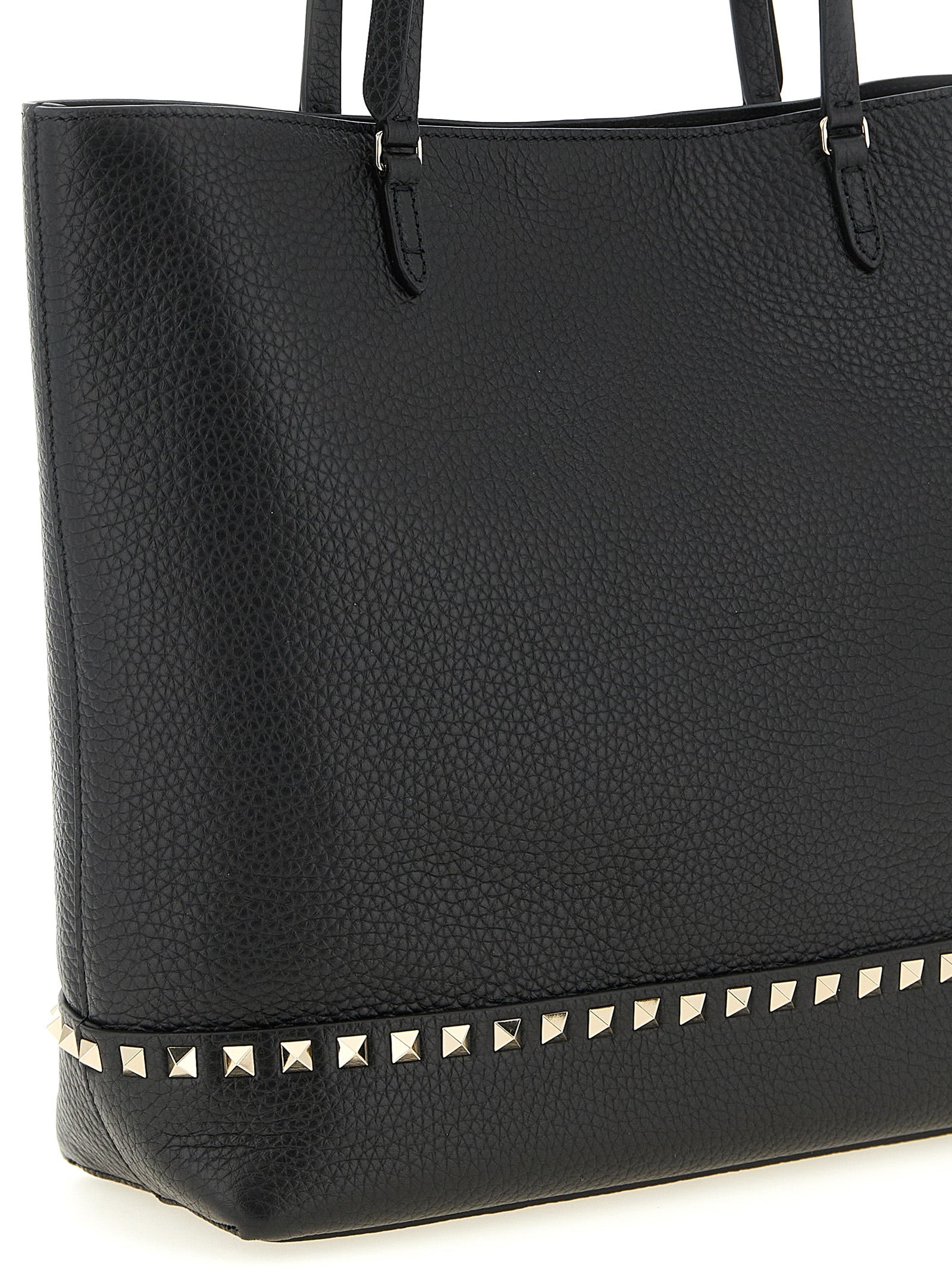 Valentino Garavani Schwarze Kalbsleder-Schultertasche