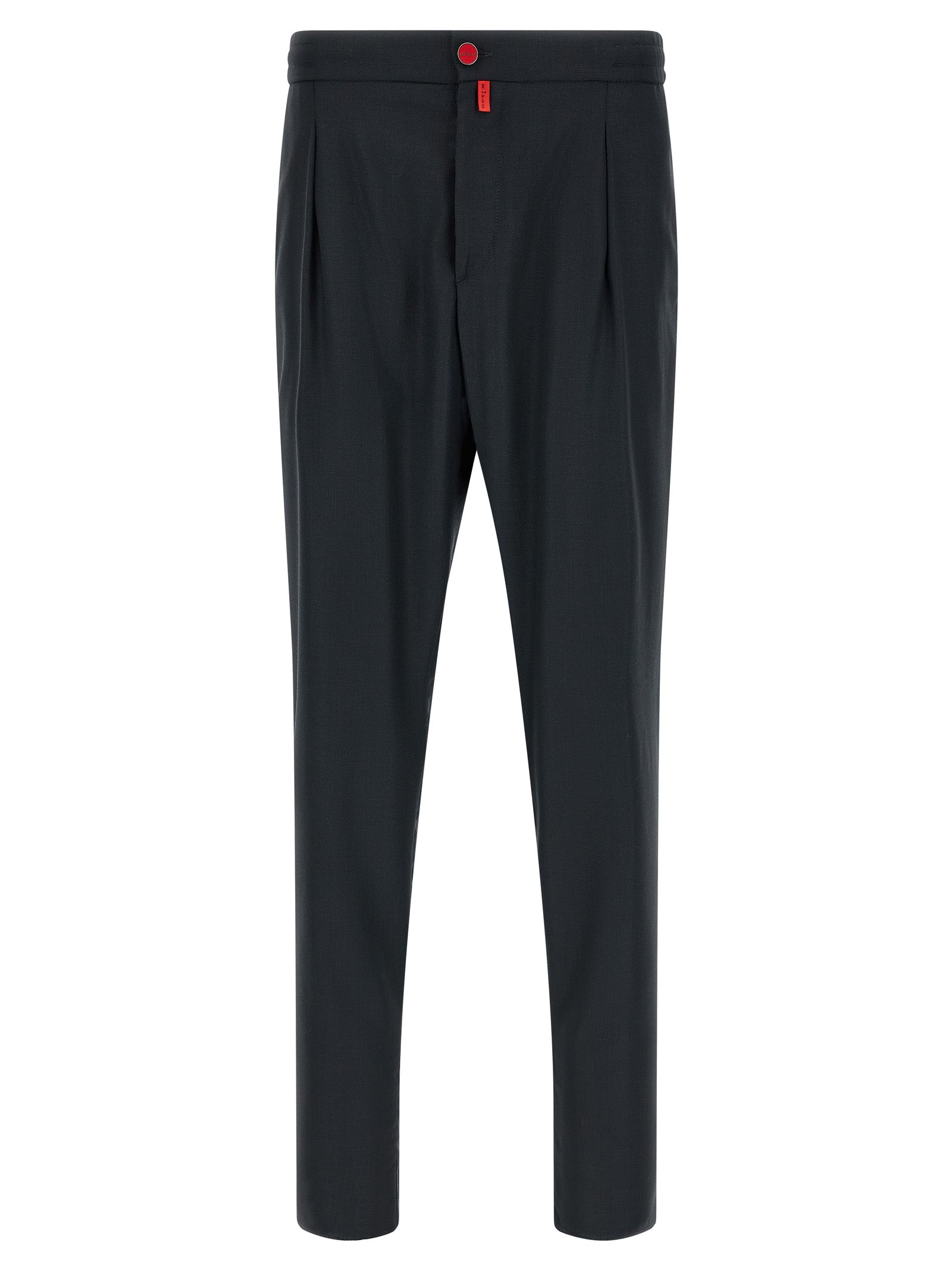 Kiton Blaue Wollhose