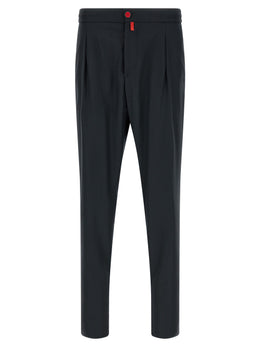 Kiton Blaue Wollhose