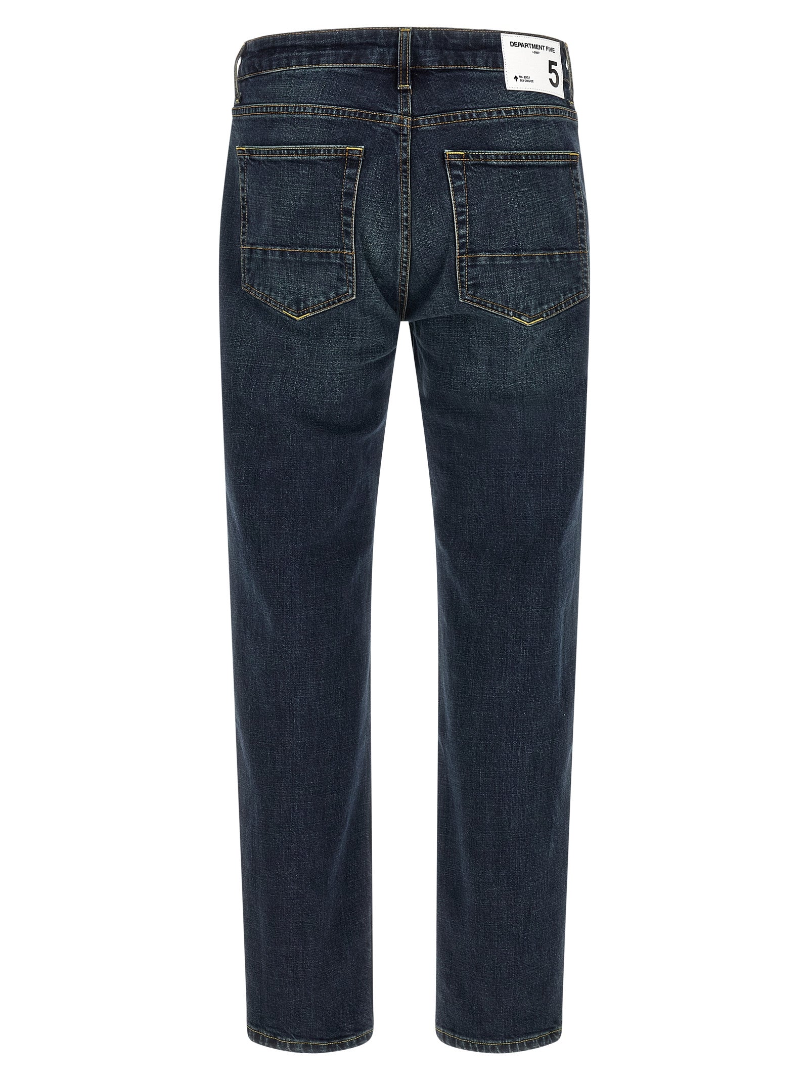 Department 5 Blaue Jeans aus Baumwolle im geraden Schnitt