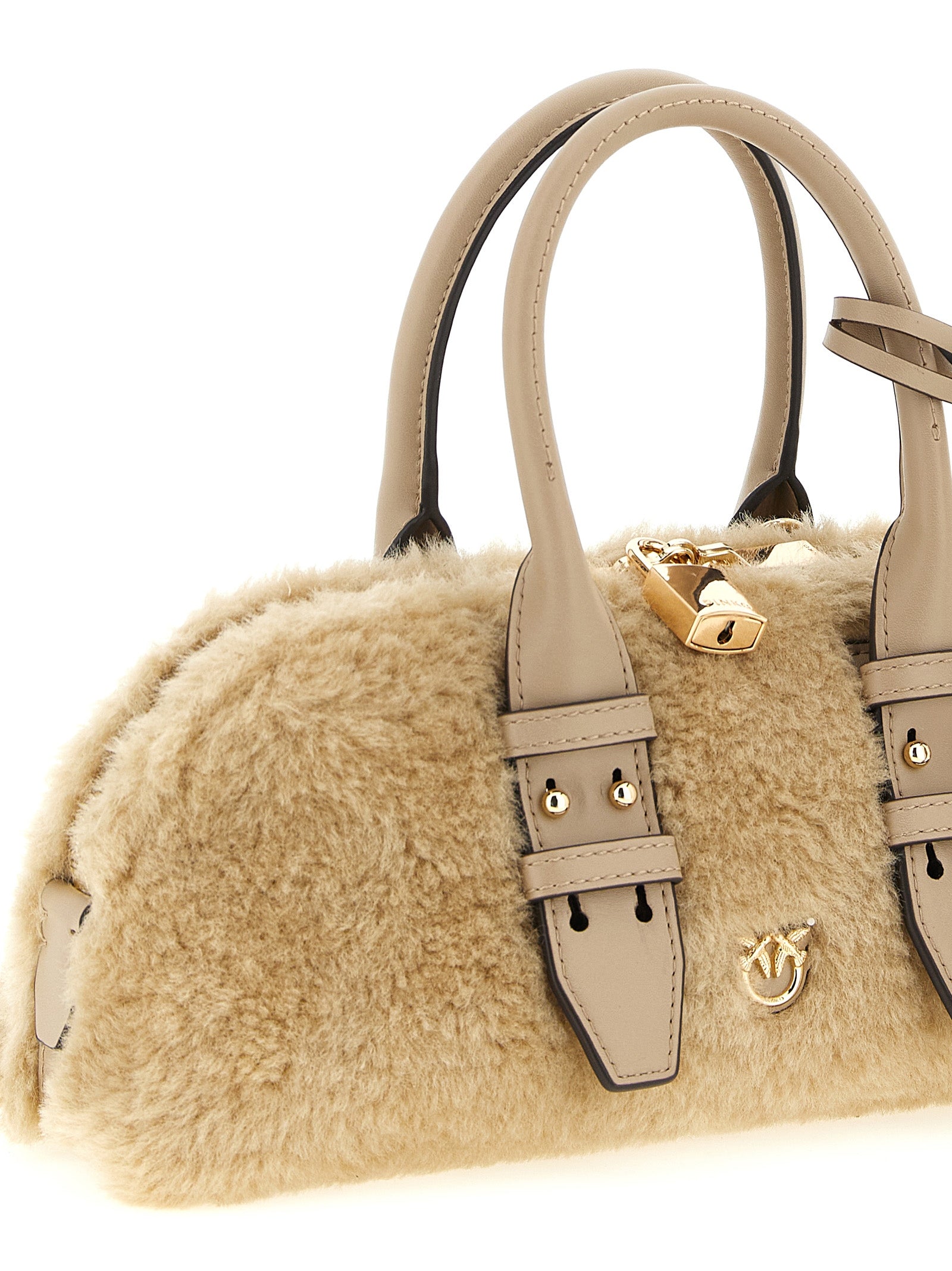 PINKO Graue Handtasche aus Polyester