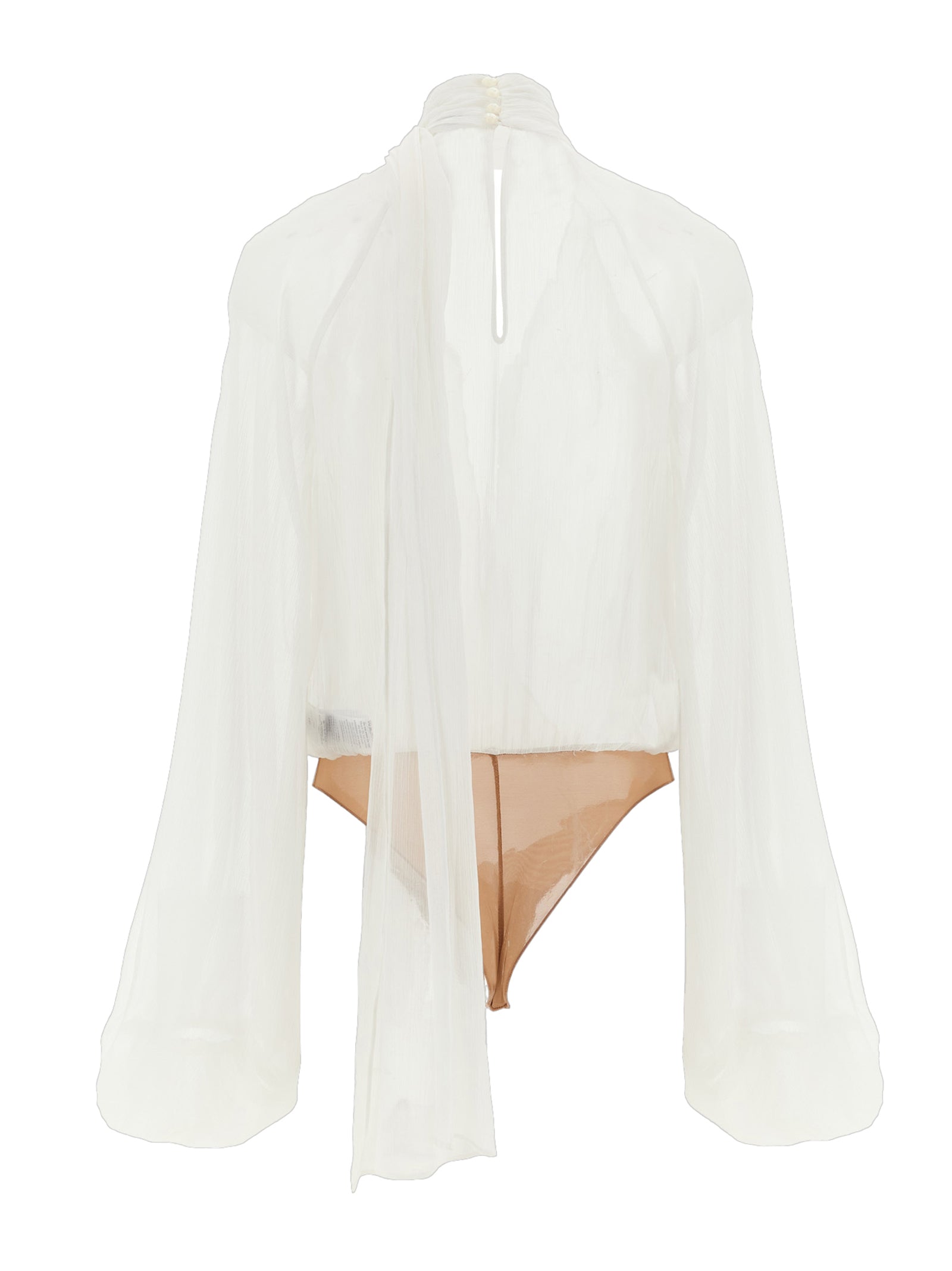 Elisabetta Franchi Weißer Viskose-Pullover