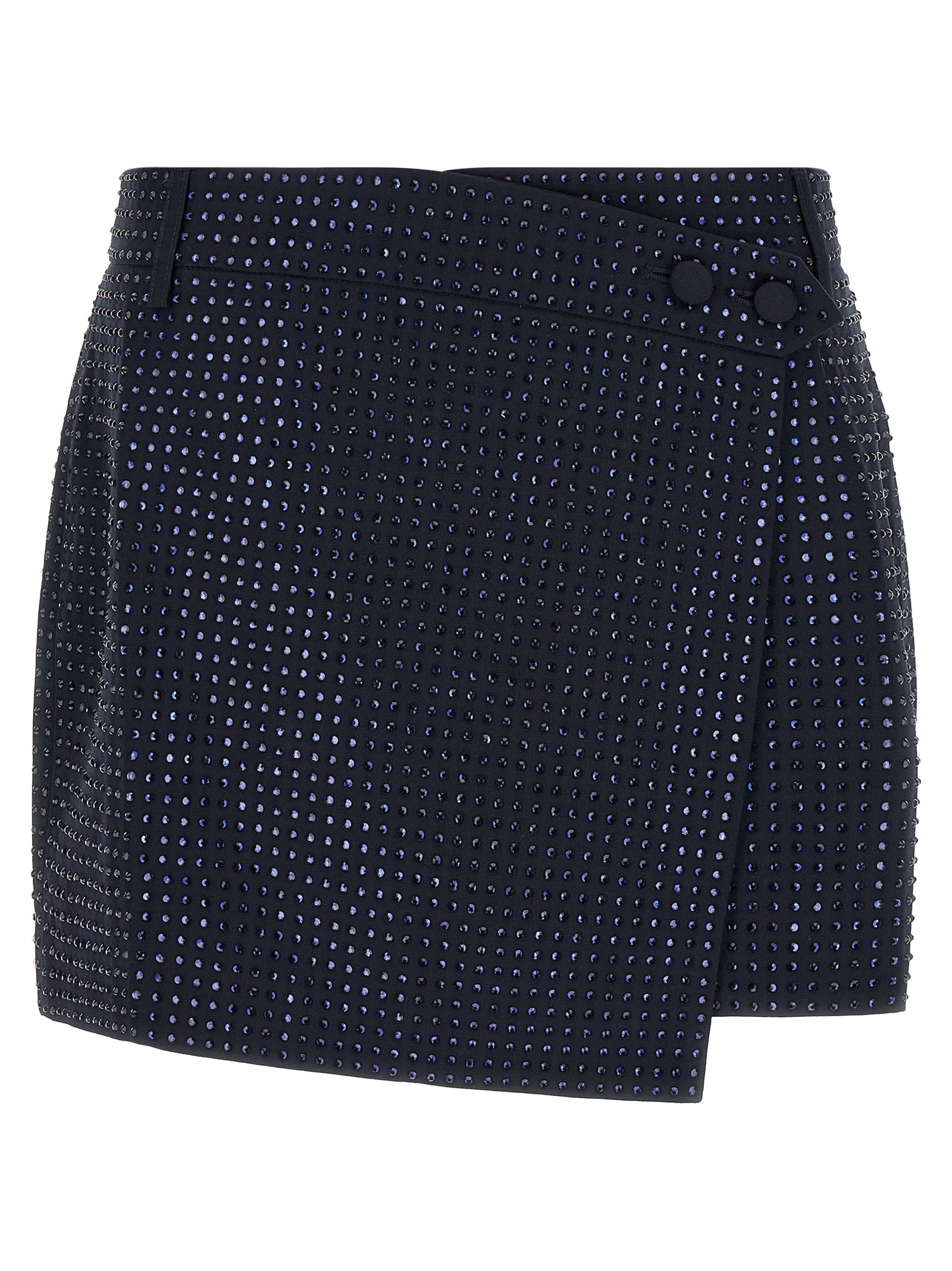 PINKO Langer Rock aus blauem Polyester