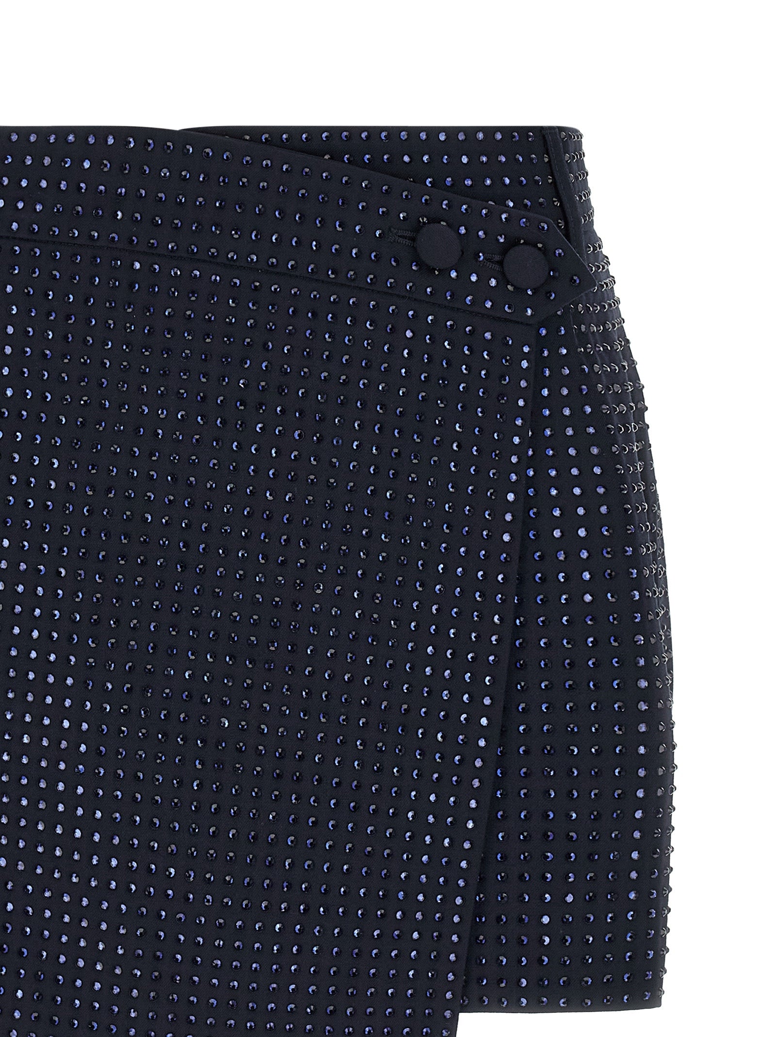 PINKO Langer Rock aus blauem Polyester