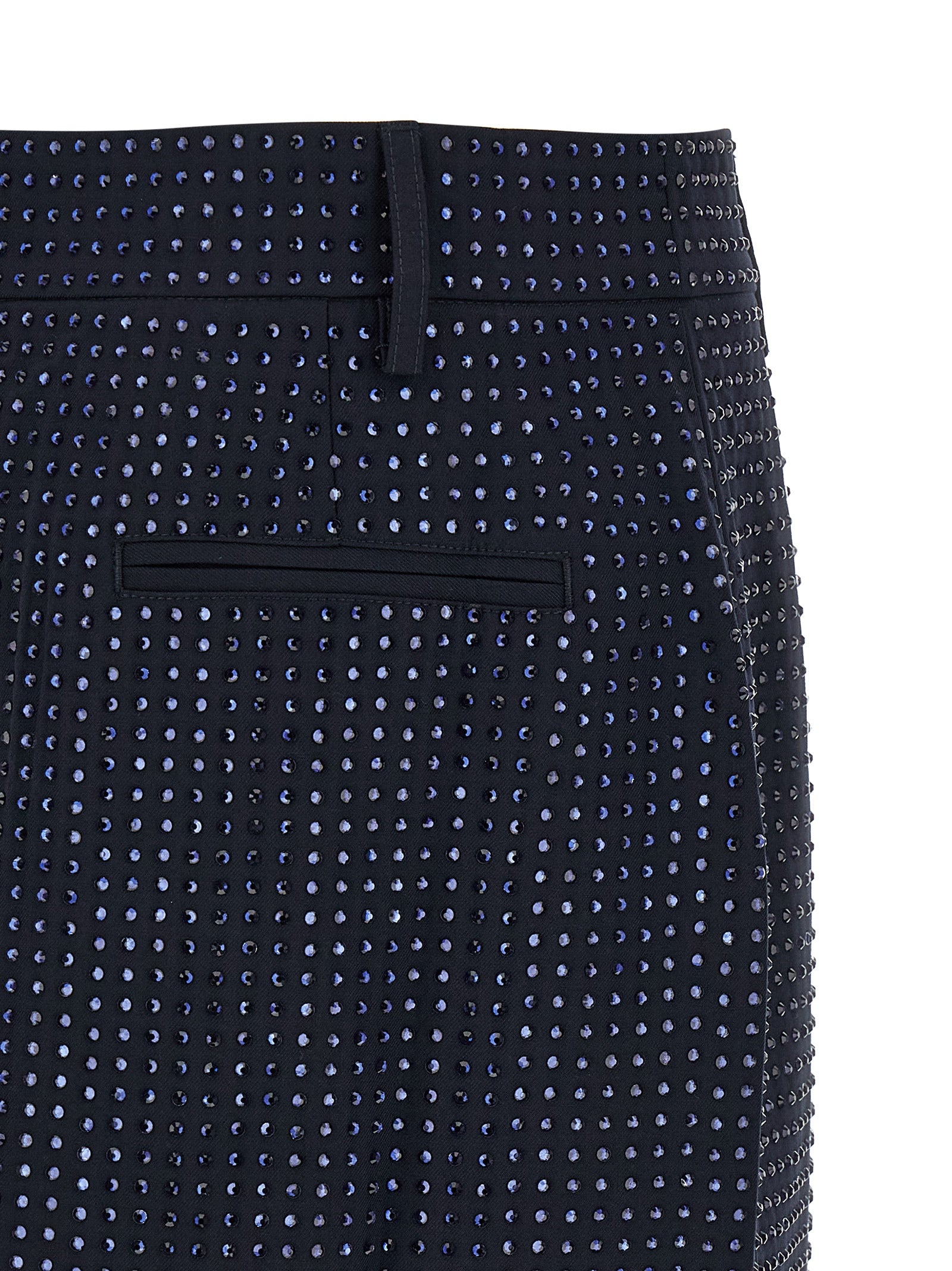 PINKO Langer Rock aus blauem Polyester