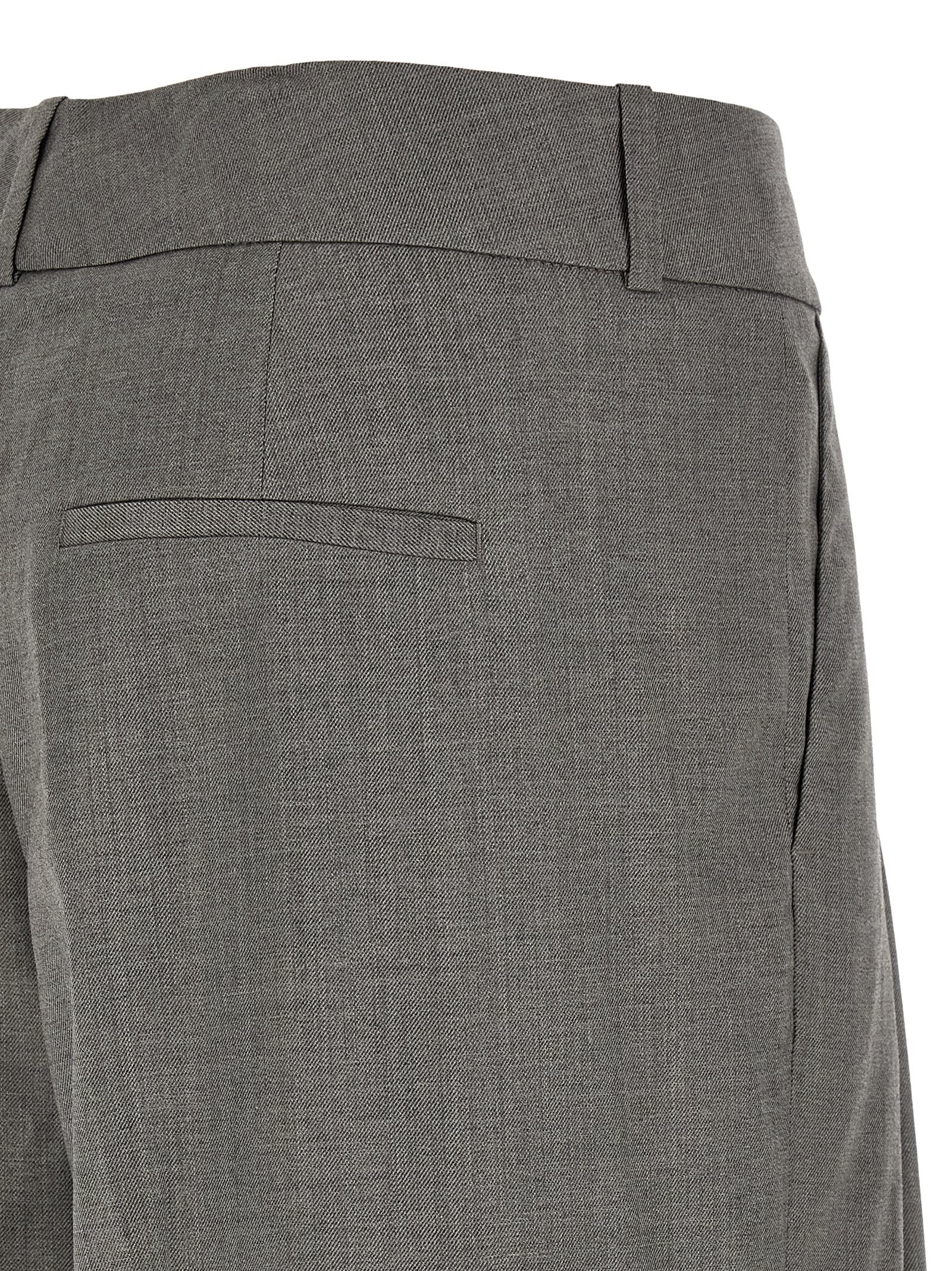 Peserico Graue Hose aus reiner Schurwolle