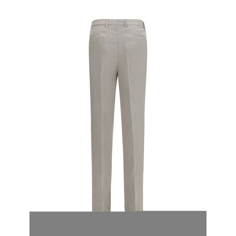 Brunello Cucinelli Braune Leinenhose