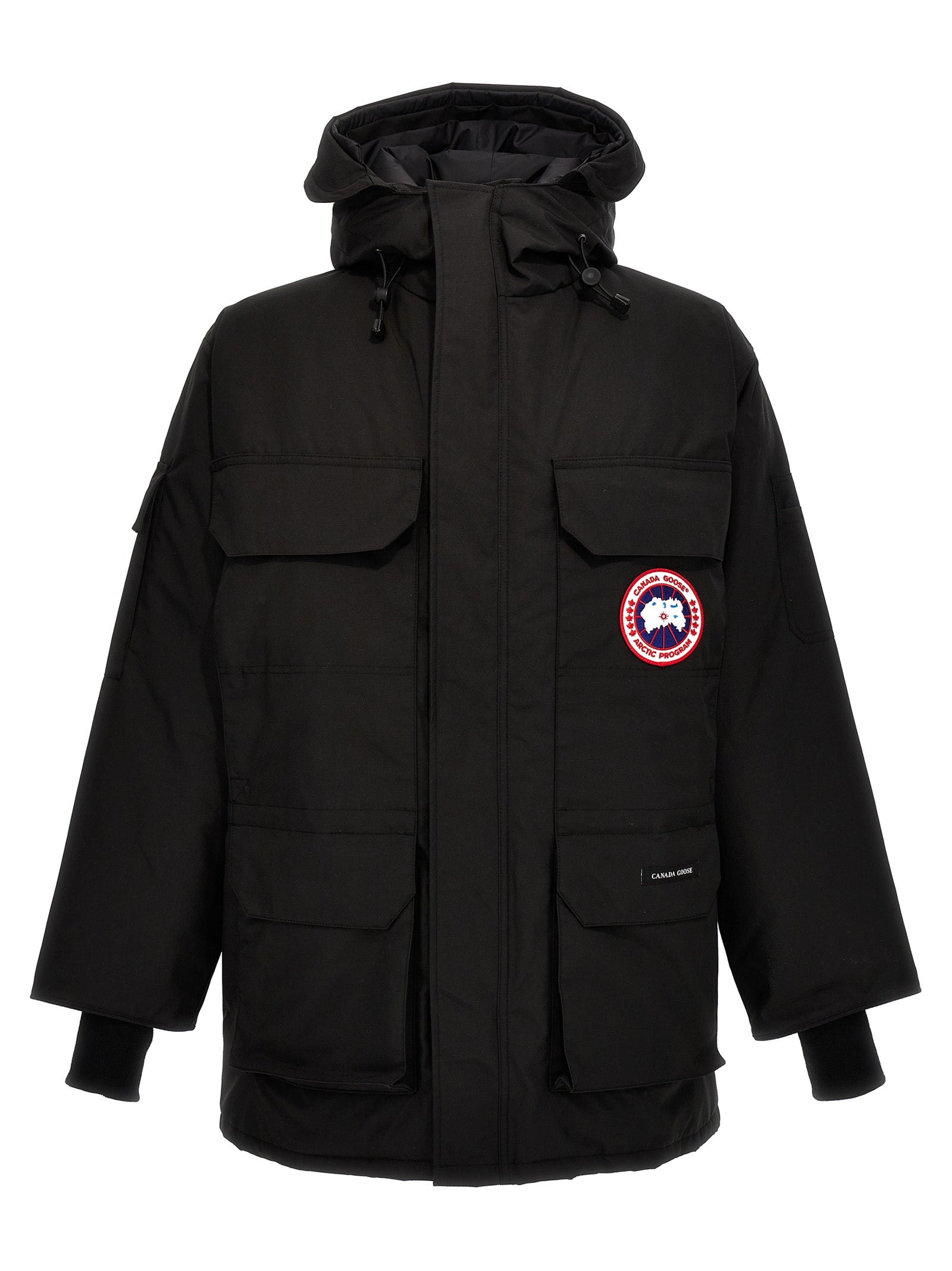 Canada Goose Schwarzer Parka aus Polyester