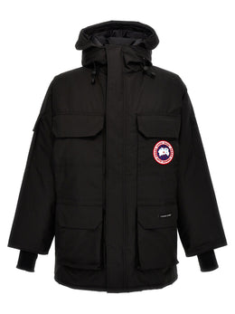 Canada Goose Schwarzer Parka aus Polyester
