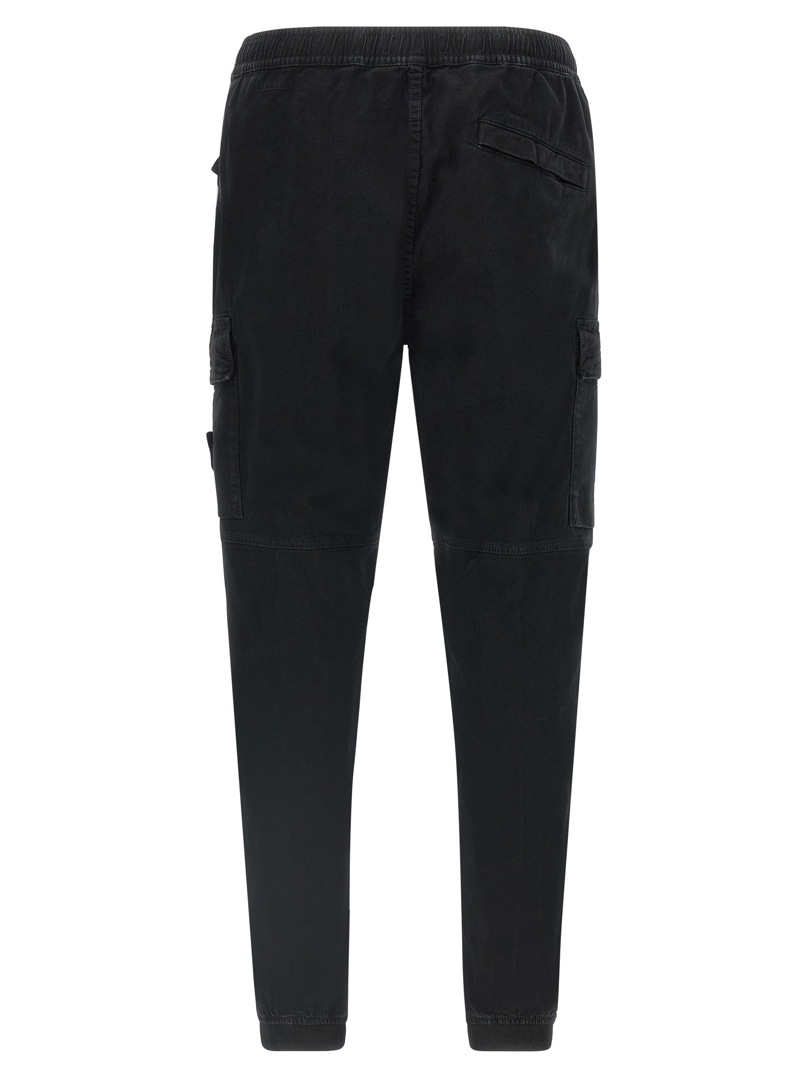 Stone Island Schwarze Cargo-Hose aus Baumwolle
