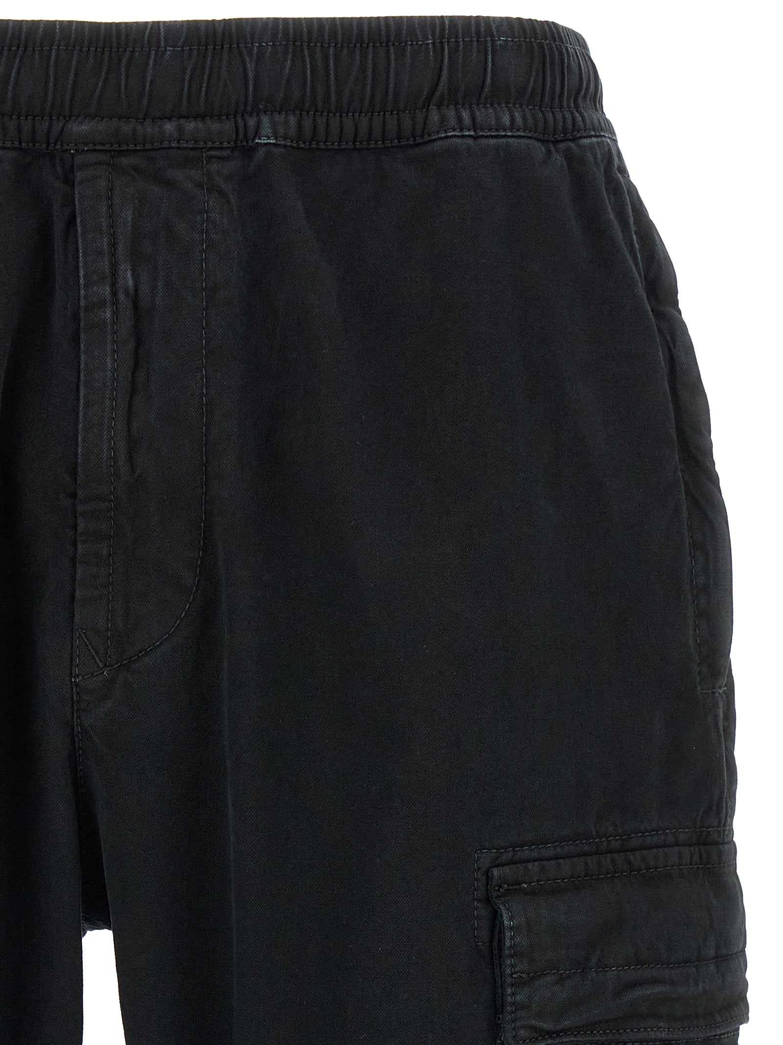 Stone Island Schwarze Cargo-Hose aus Baumwolle