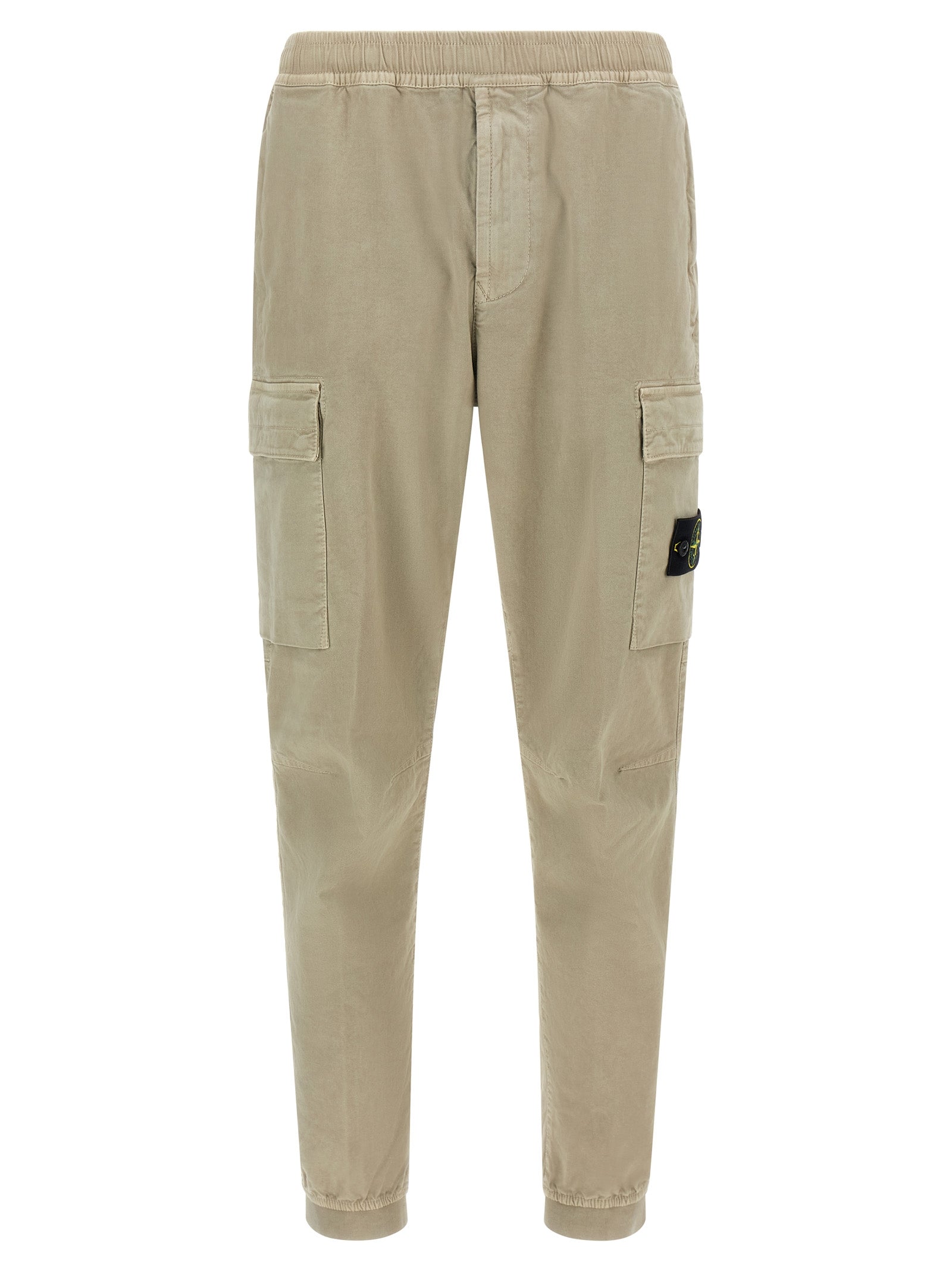 Stone Island Beige Baumwoll-Cargo-Hose