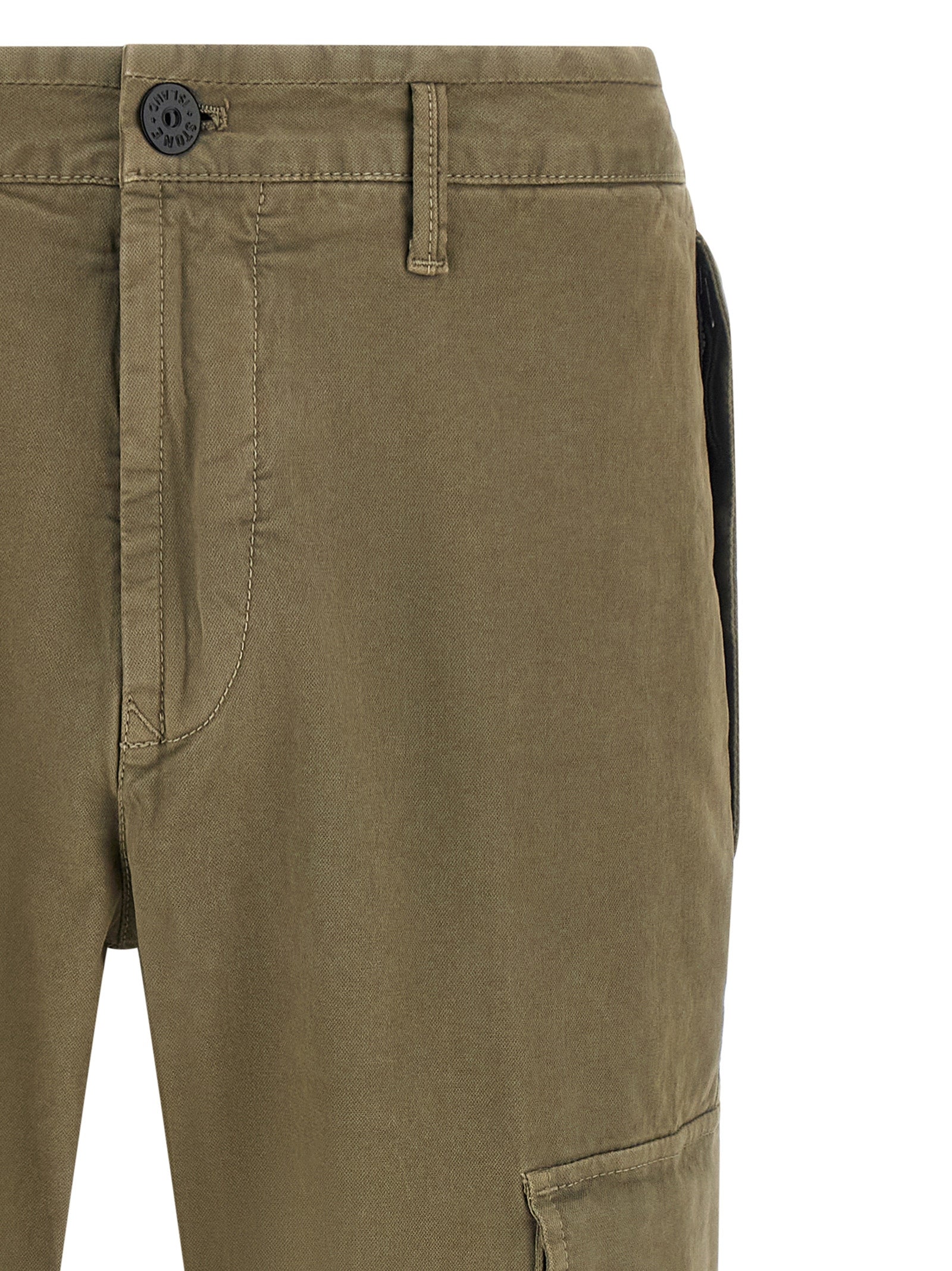Stone Island Zweifarbige Baumwoll-Cargohose