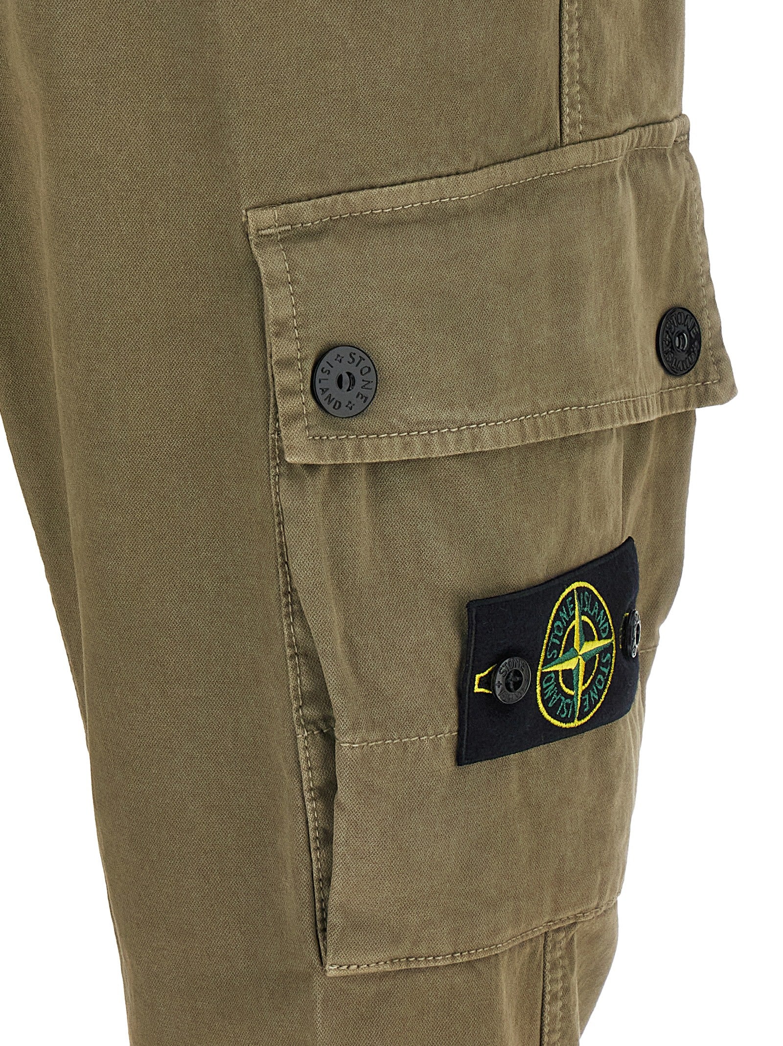Stone Island Zweifarbige Baumwoll-Cargohose