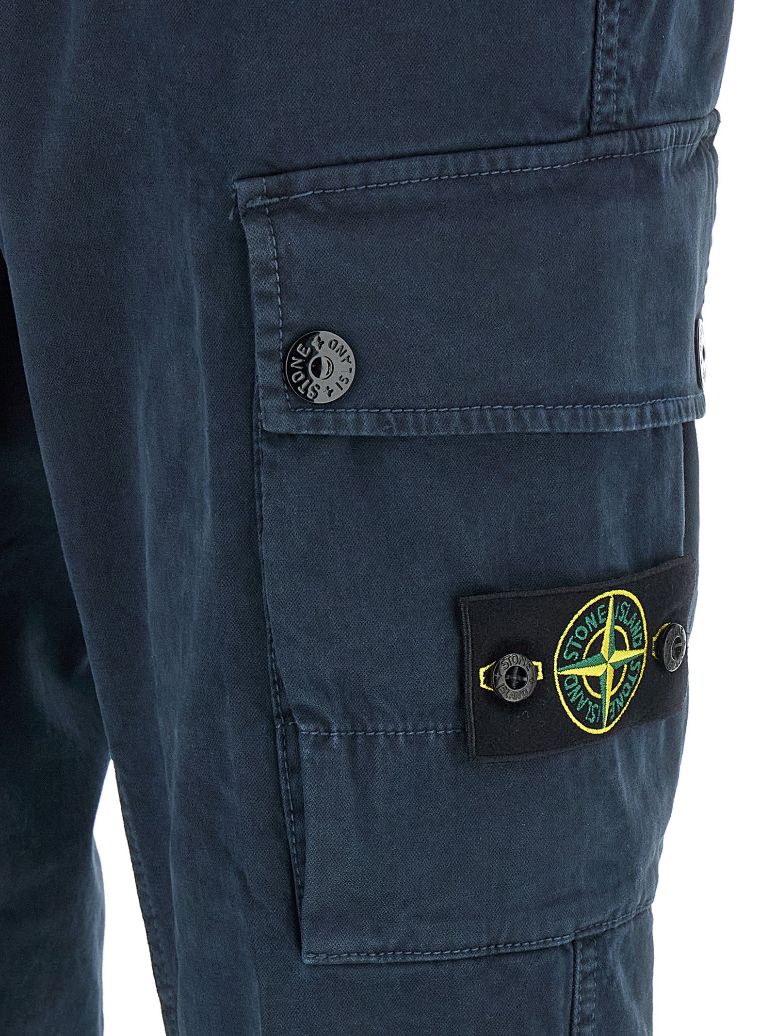 Stone Island Zweifarbige Cargohose aus Baumwolle