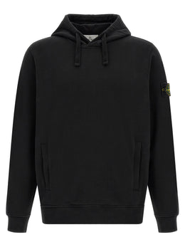 Stone Island Schwarzer Baumwoll-Sweatshirt