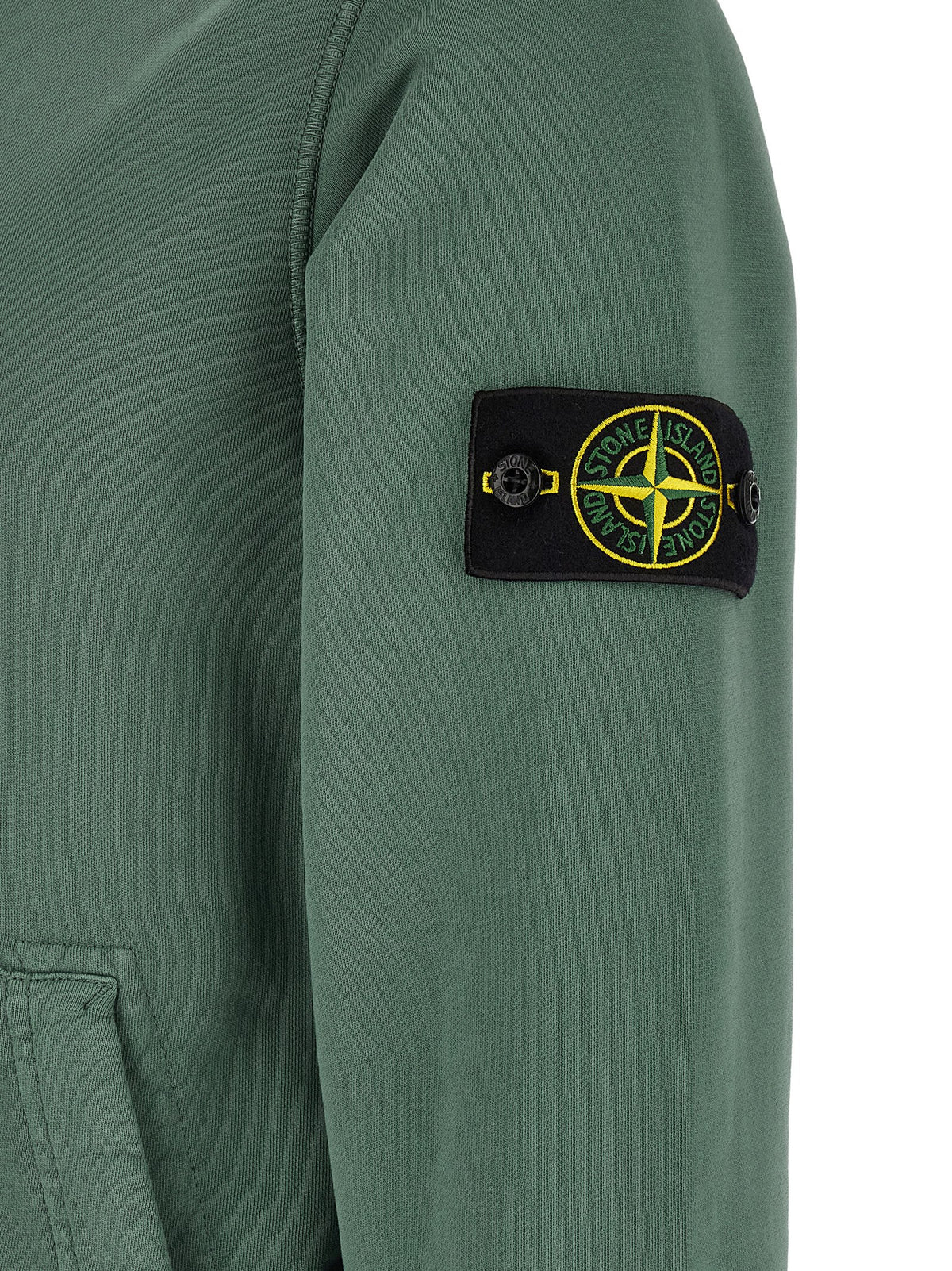 Stone Island Zweifarbiger Baumwollpullover