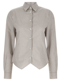 Maison Margiela Beige Cotton Blouse