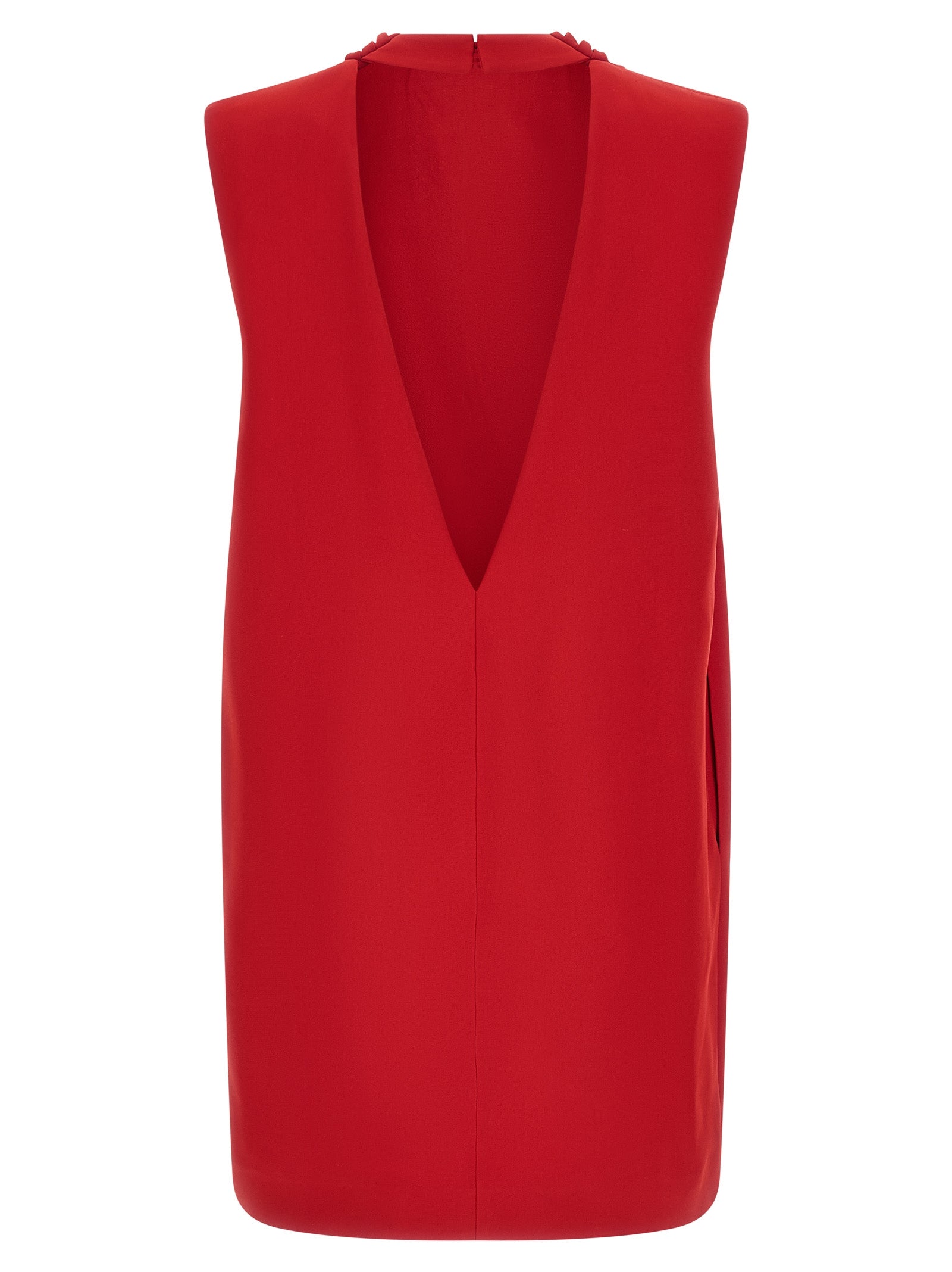 Valentino Garavani Kurzes Seidenkleid in Multicolor
