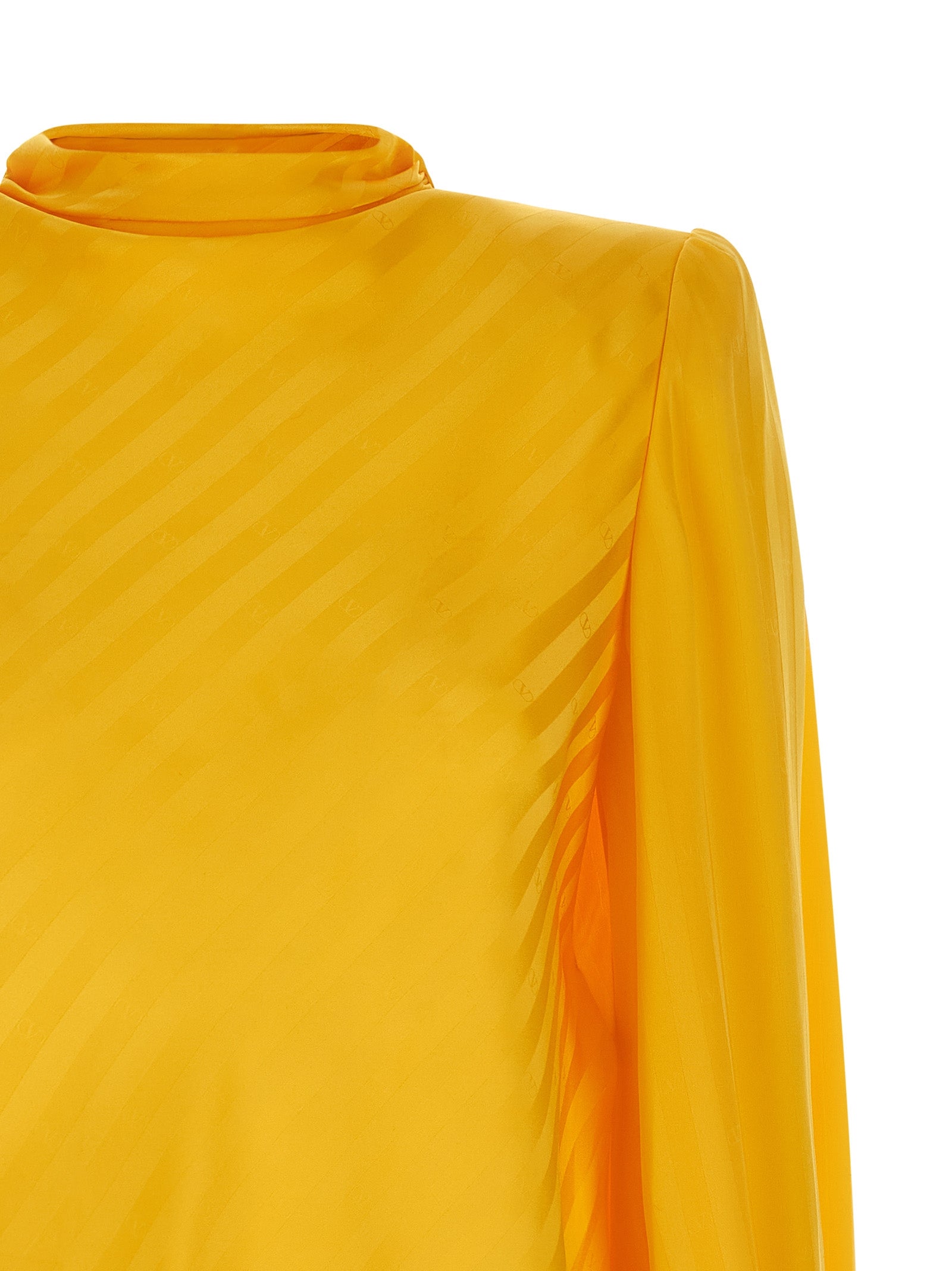 Valentino Garavani Zweifarbige Seidenbluse