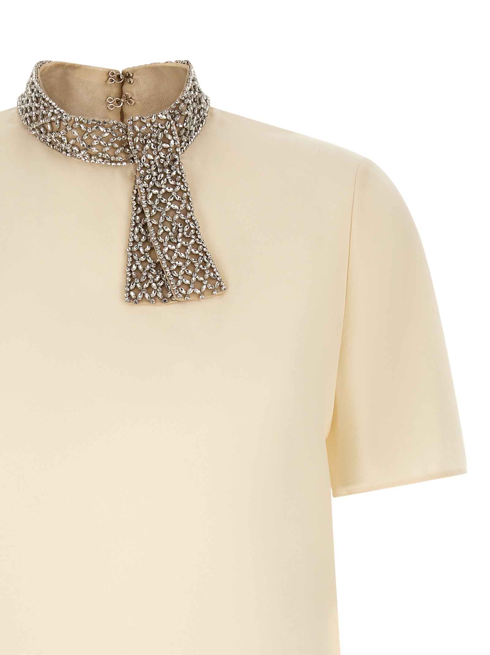Valentino Garavani Weiße Seiden-Tanktops