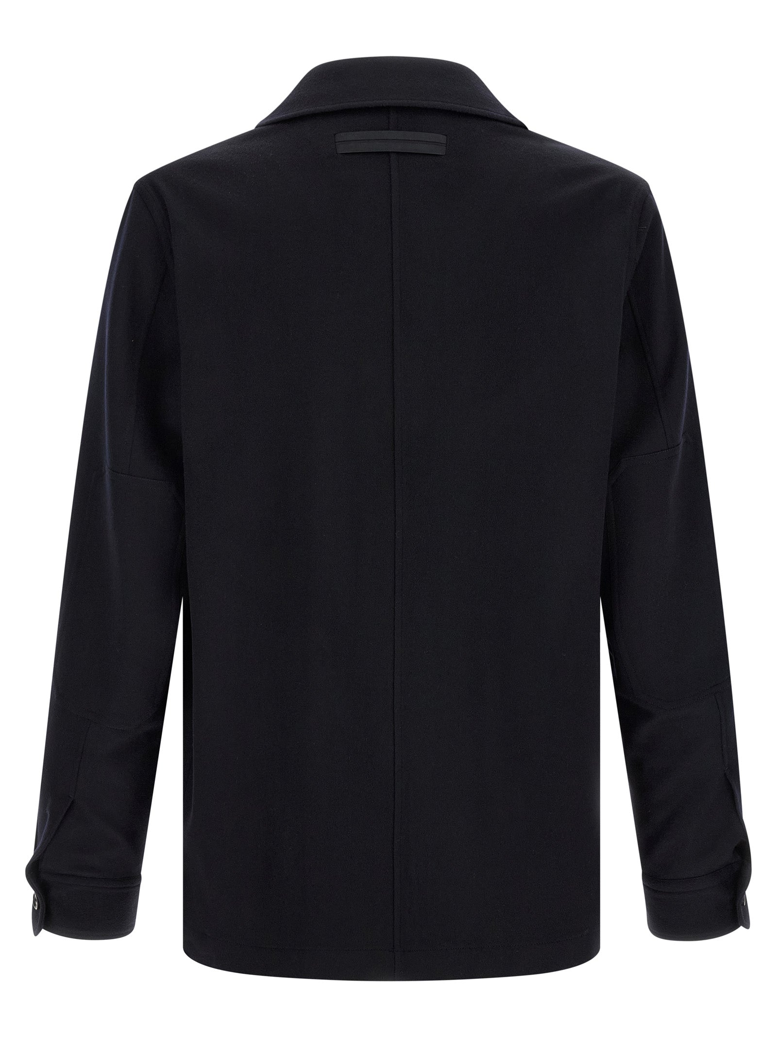 ZEGNA Blaue Wollbluse