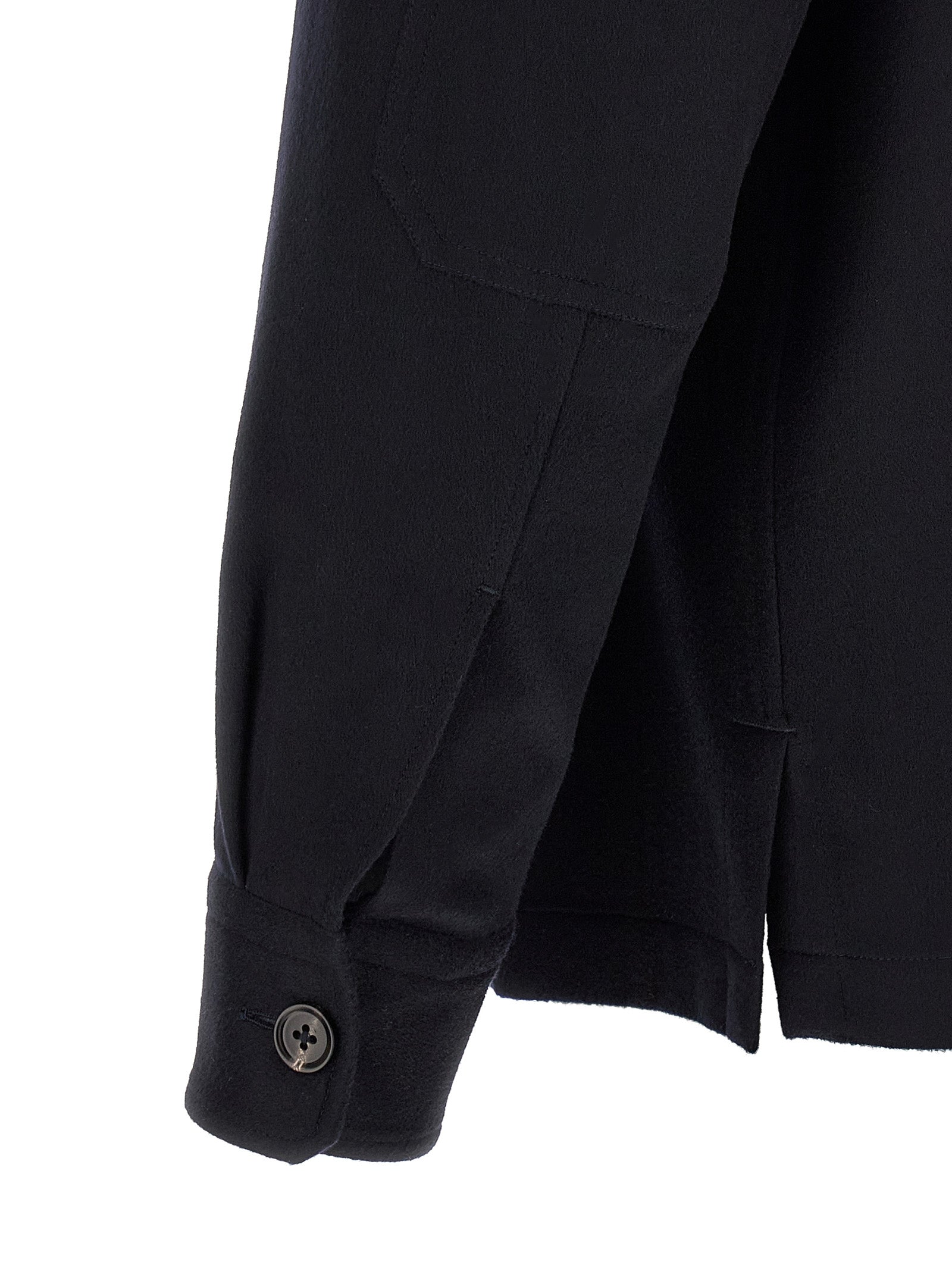 ZEGNA Blaue Wollbluse