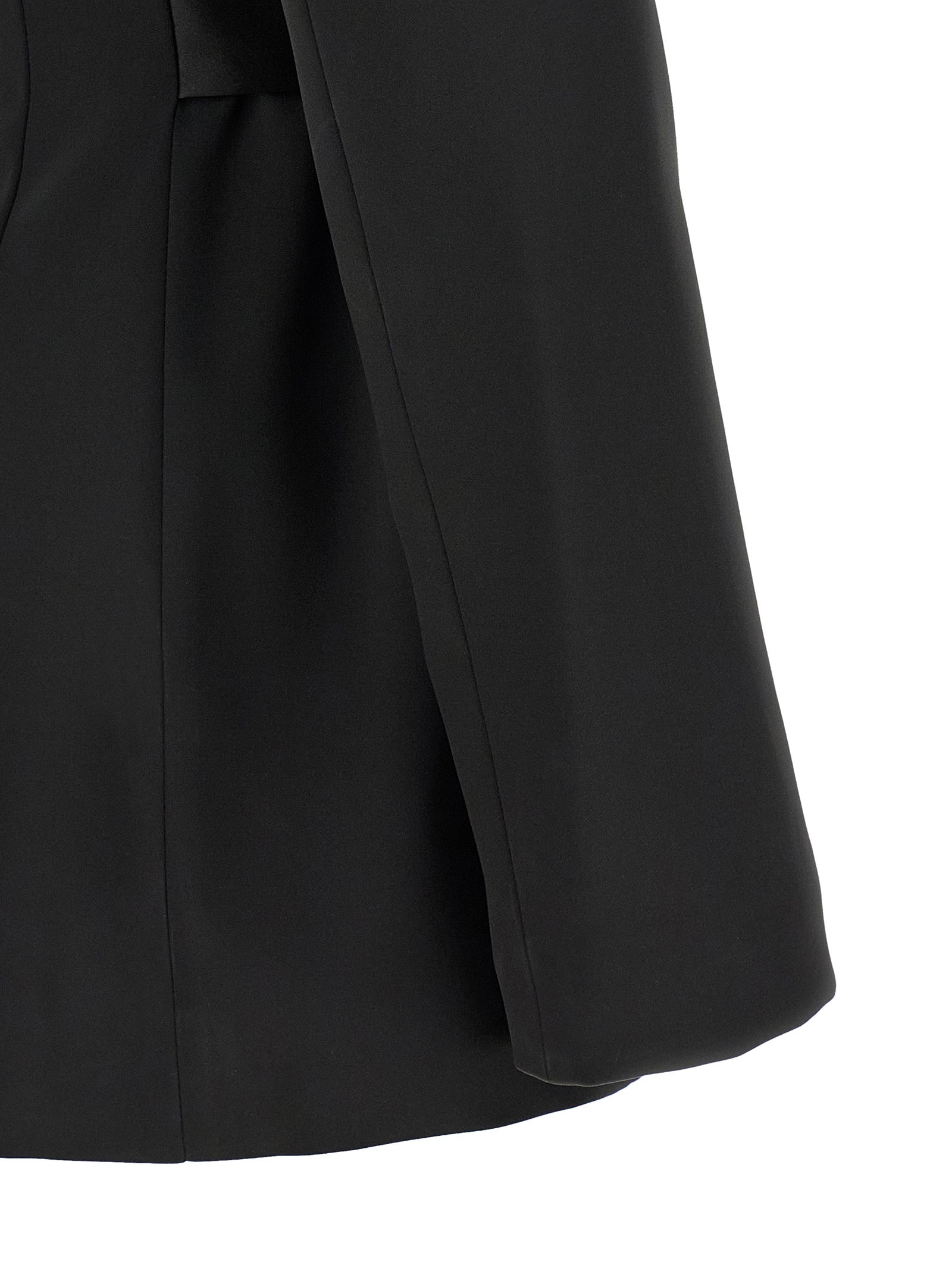 Elisabetta Franchi Schwarzer Blazer aus Polyester