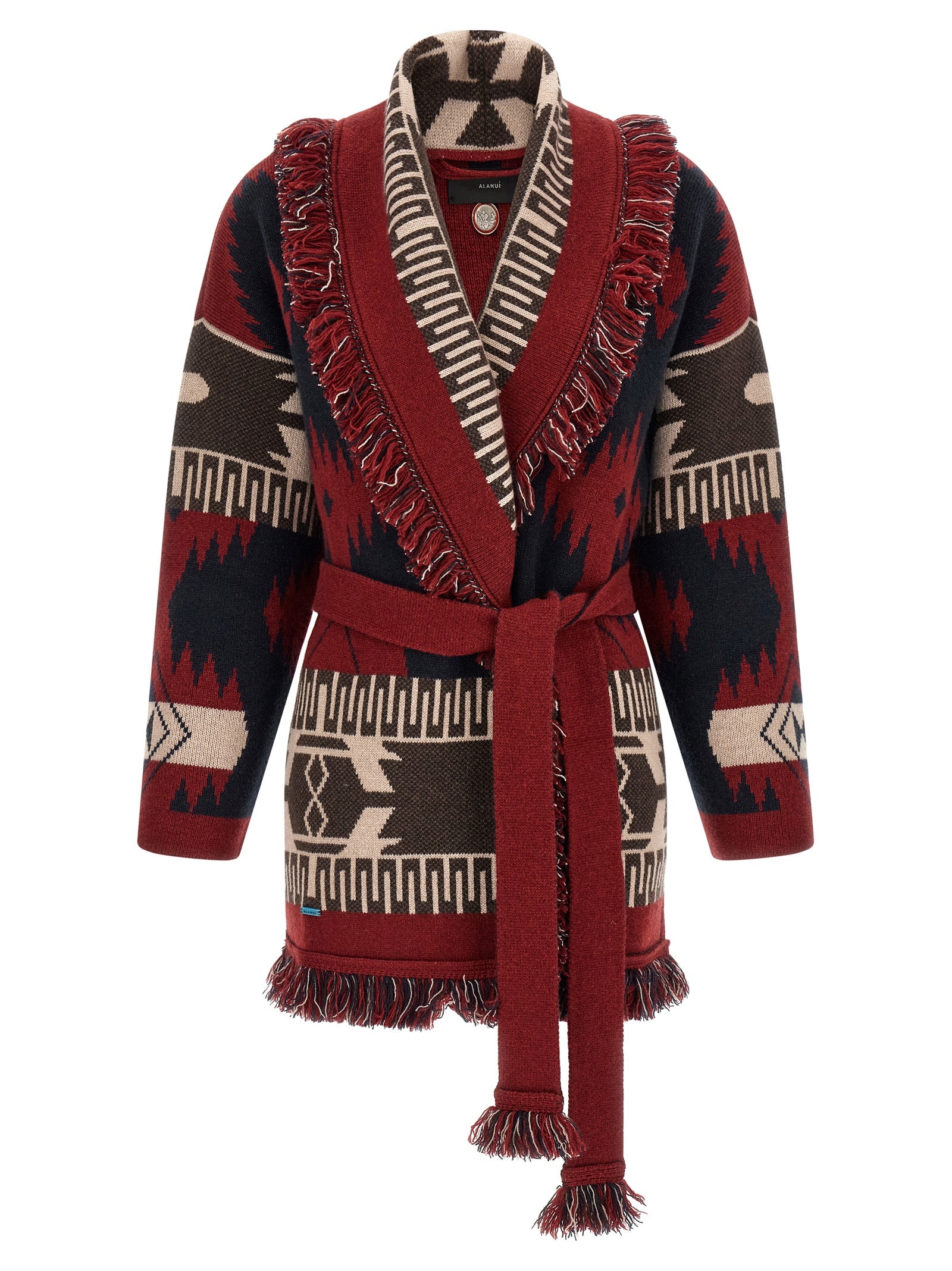 Alanui Mehrfarbige Kaschmir-Strickjacke