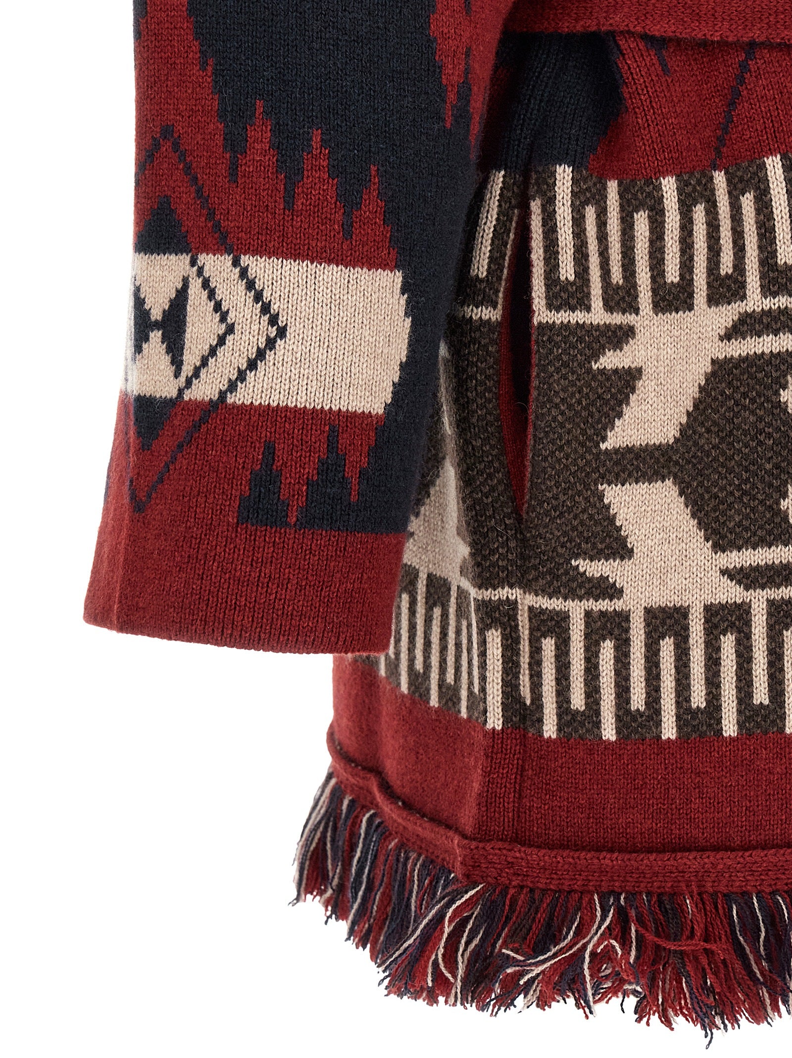 Alanui Mehrfarbige Kaschmir-Strickjacke