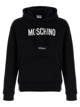 Moschino Schwarzer Baumwoll-Sweatshirt