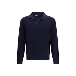Brooksfield Blauer Wollpullover Oves Aries