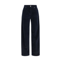 Max Mara Blaue Baumwollhose