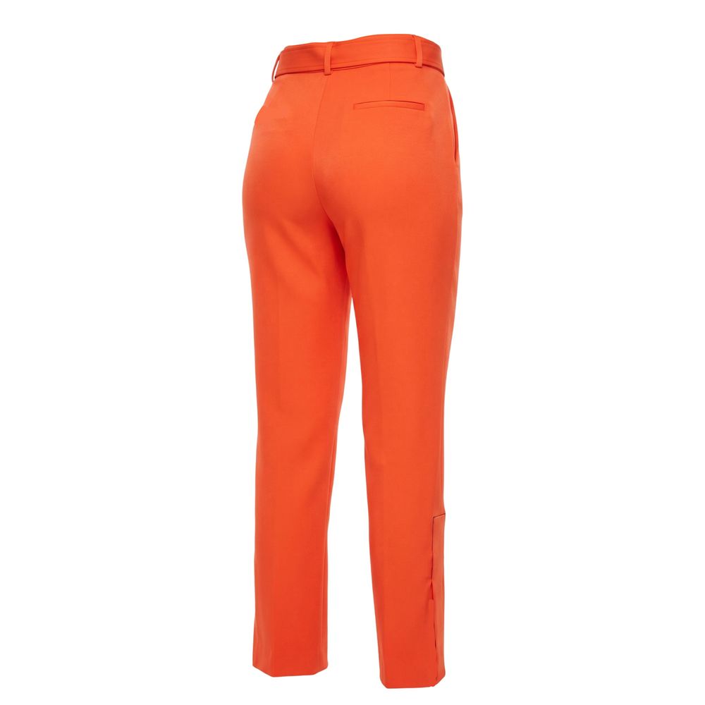 Trussardi Orange Viskose Damen Hose