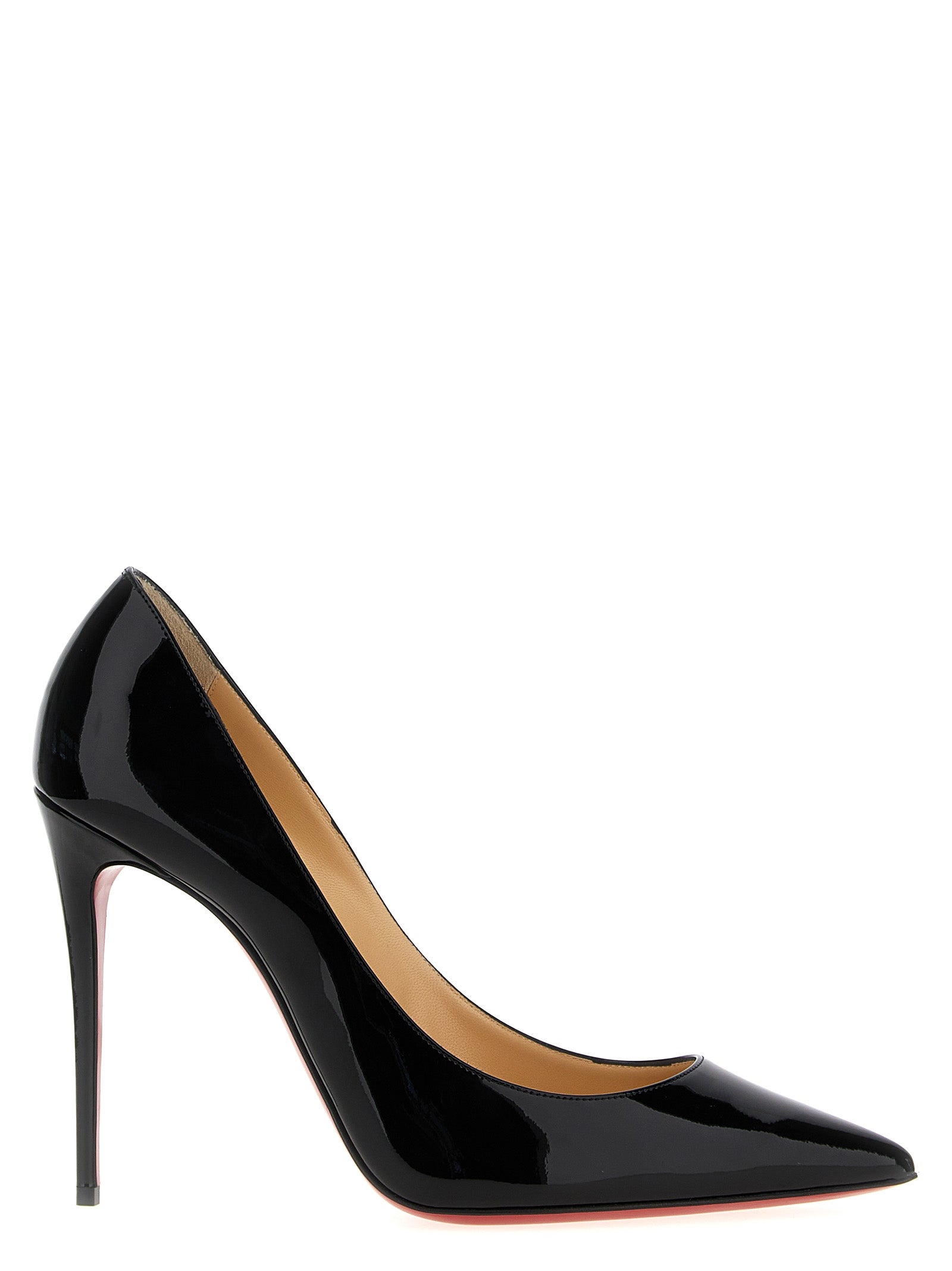 Christian Louboutin Schwarze Pumps aus Kalbsleder mit hohem Absatz