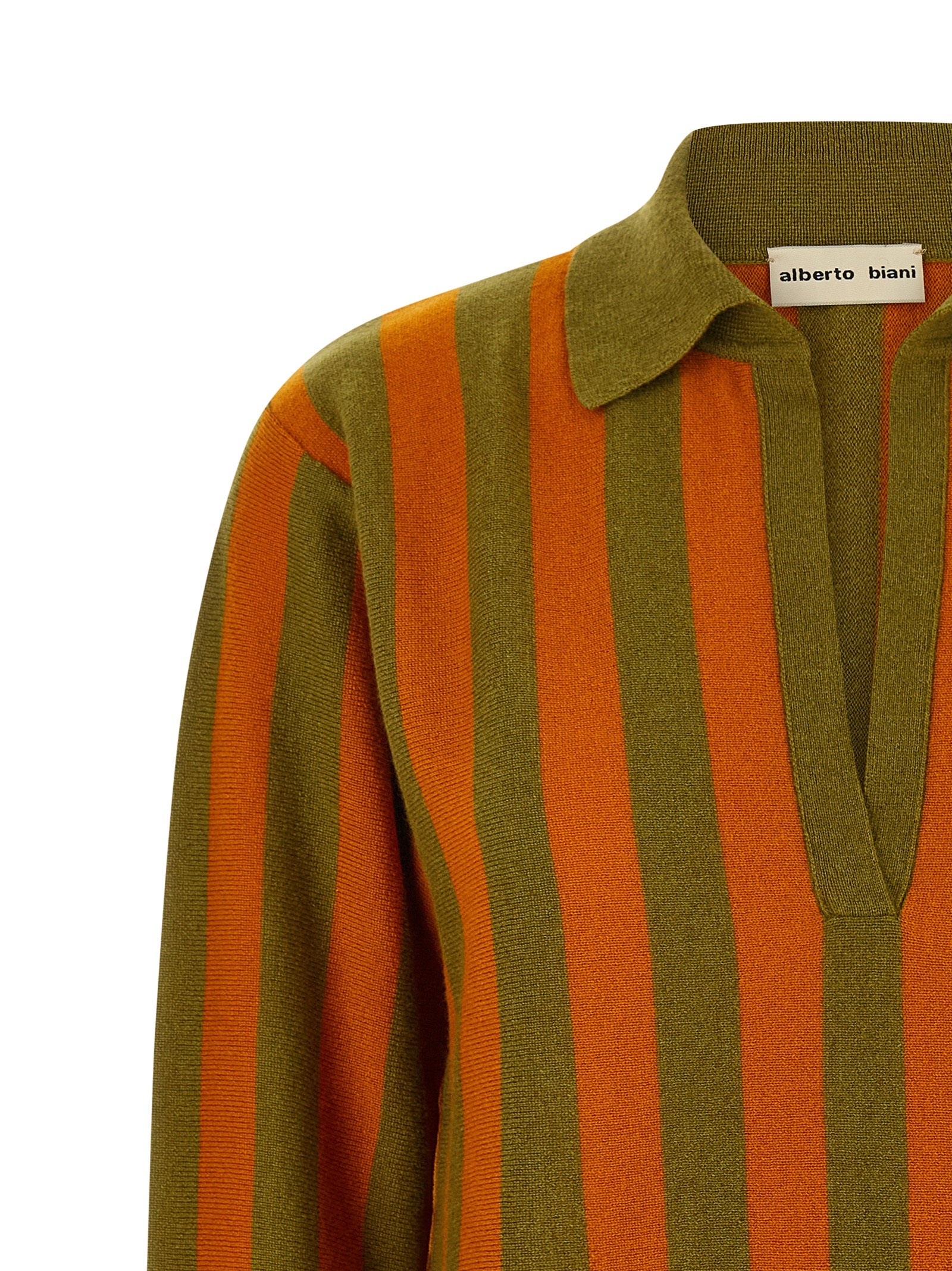 Alberto Biani Mehrfarbiges Kaschmir-Poloshirt