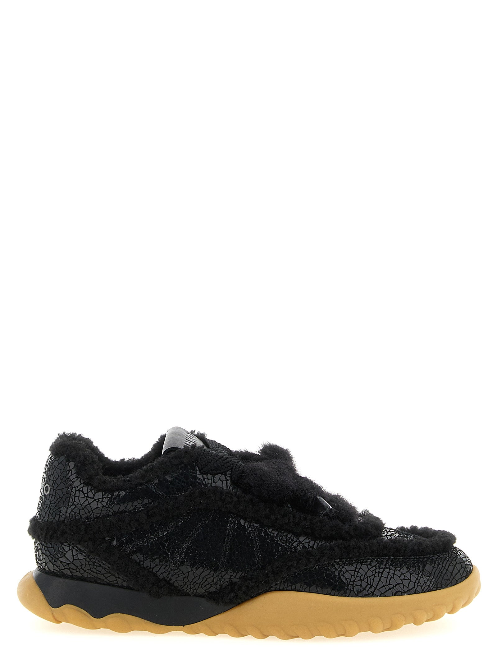 PINKO Schwarze Chunky Sneaker aus Rindsleder