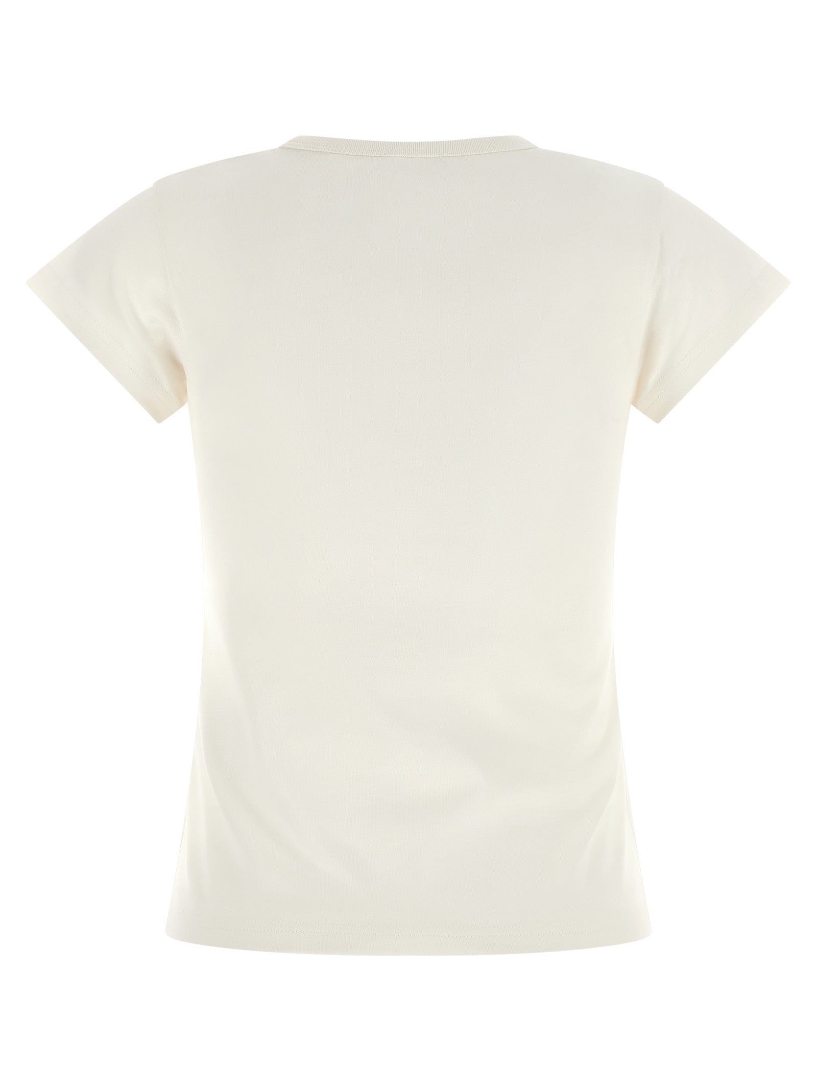 Moncler Weißes Baumwoll-T-Shirt