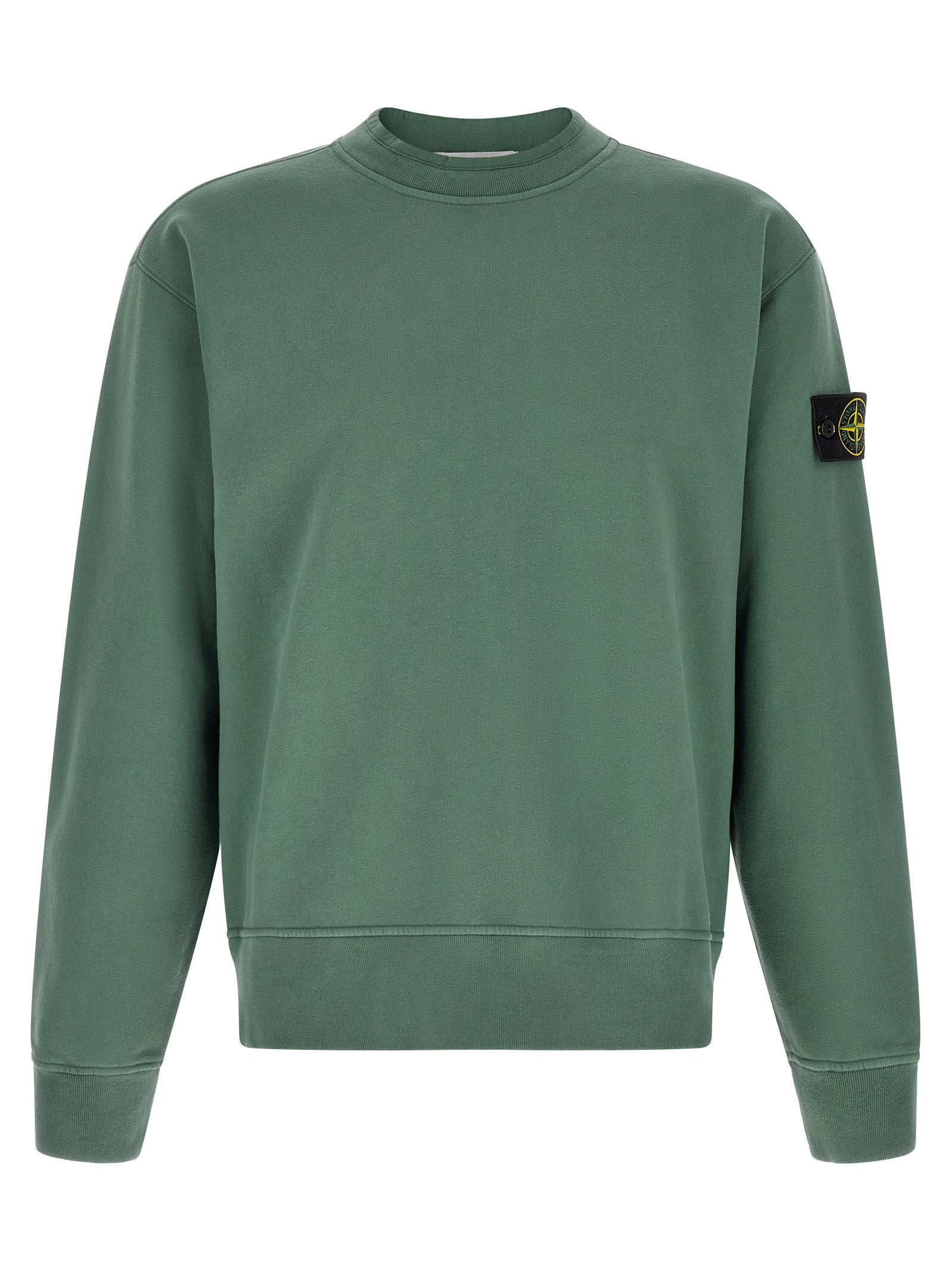 Stone Island Zweifarbiger Baumwollpullover